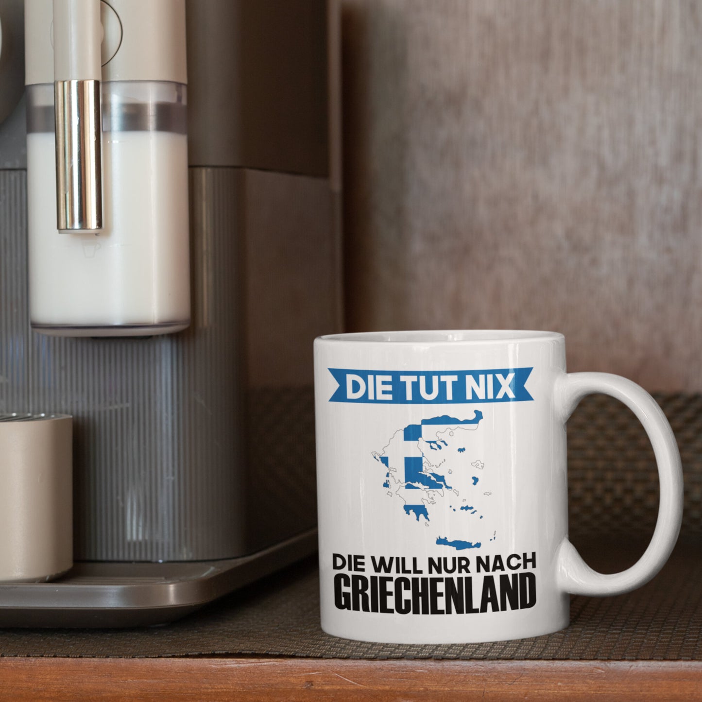 Griechenland Tasse | die tut nix die will nur nach Griechenland | Griechisch