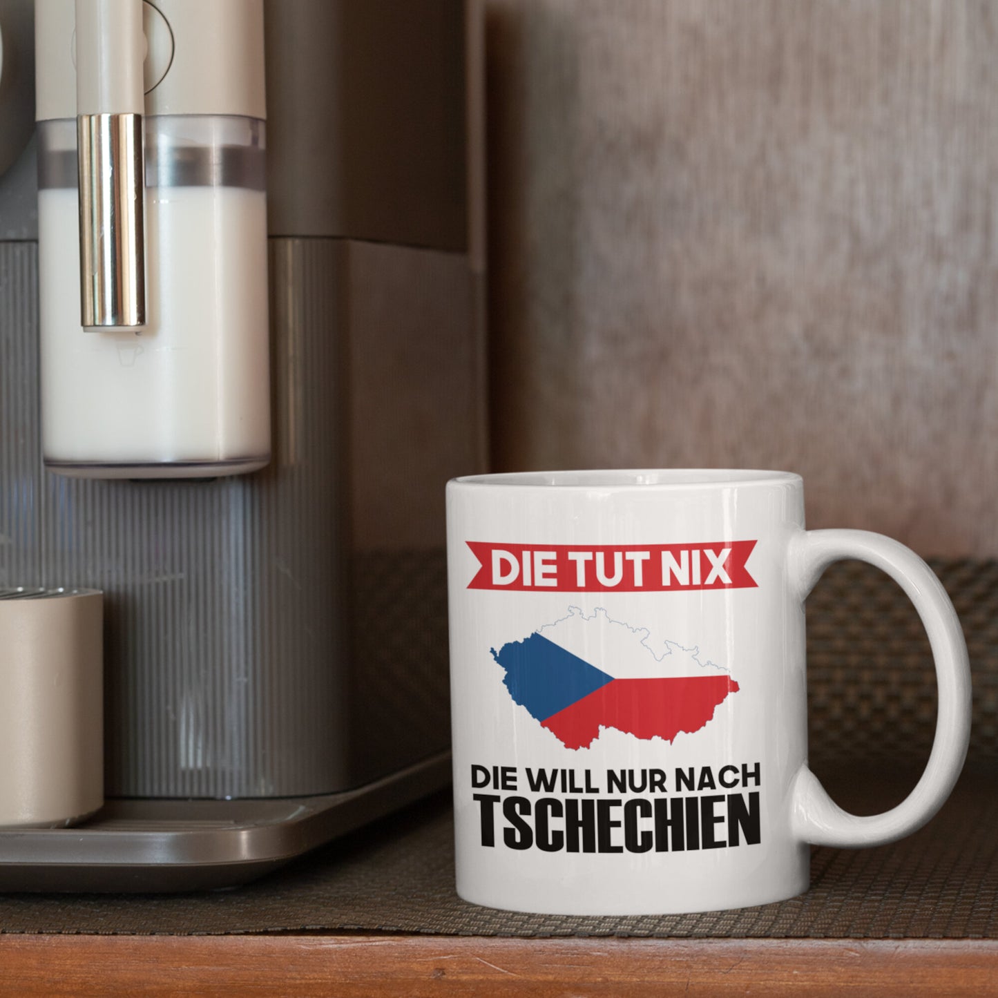 Tschechien Tasse | die tut nix die will nur nach Tschechien | Tschechisch