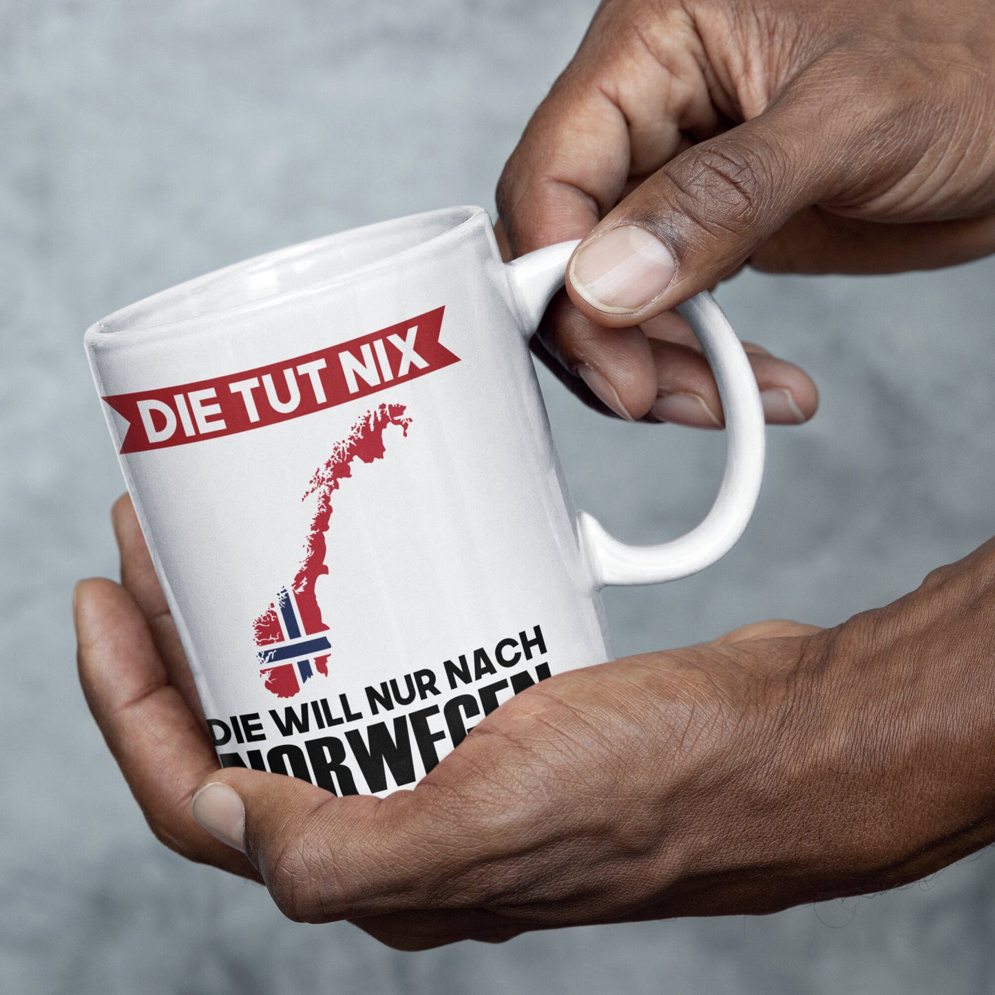Norwegen Tasse | die tut nix die will nur nach Norwegen | norwegisch