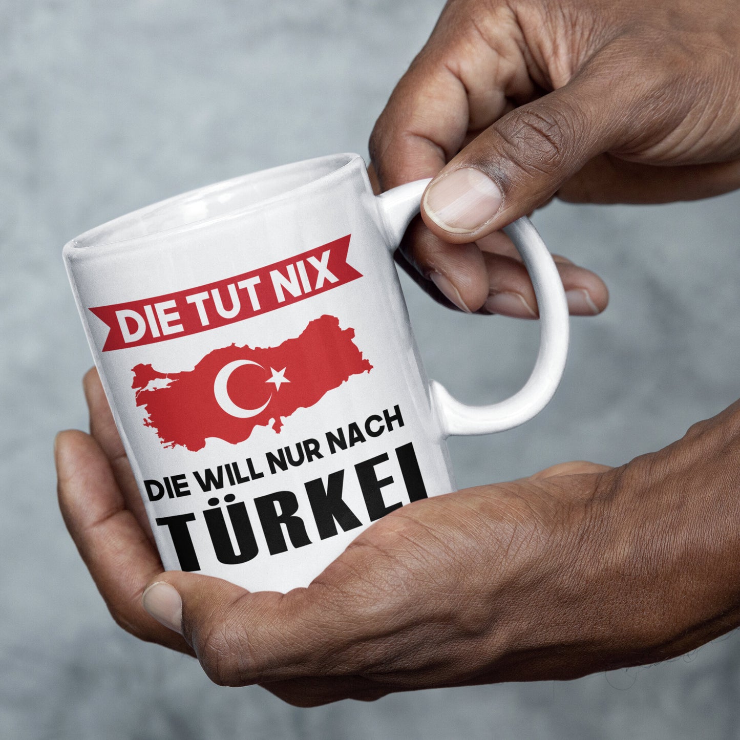 Türkei Tasse | die tut nix die will nur nach Türkei | türkisch