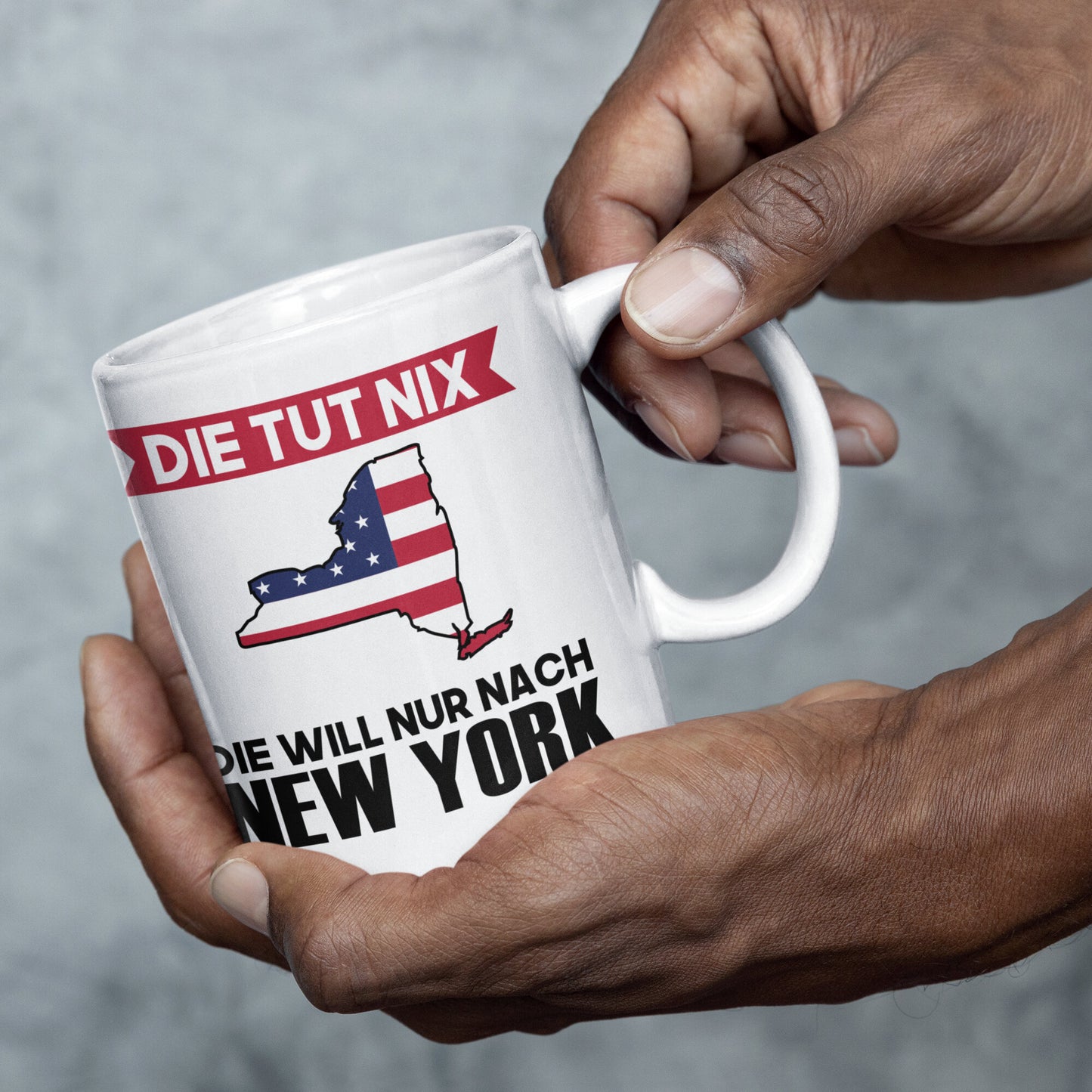 New York Tasse | die tut nix die will nur nach New York | Amerikanisch
