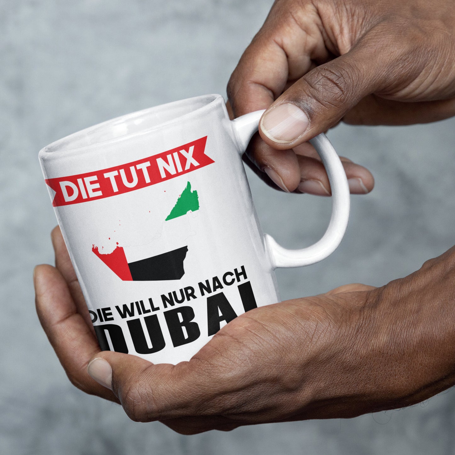 Dubai Tasse | die tut nix die will nur nach Dubai | Vereinigte Arabische Emiraten