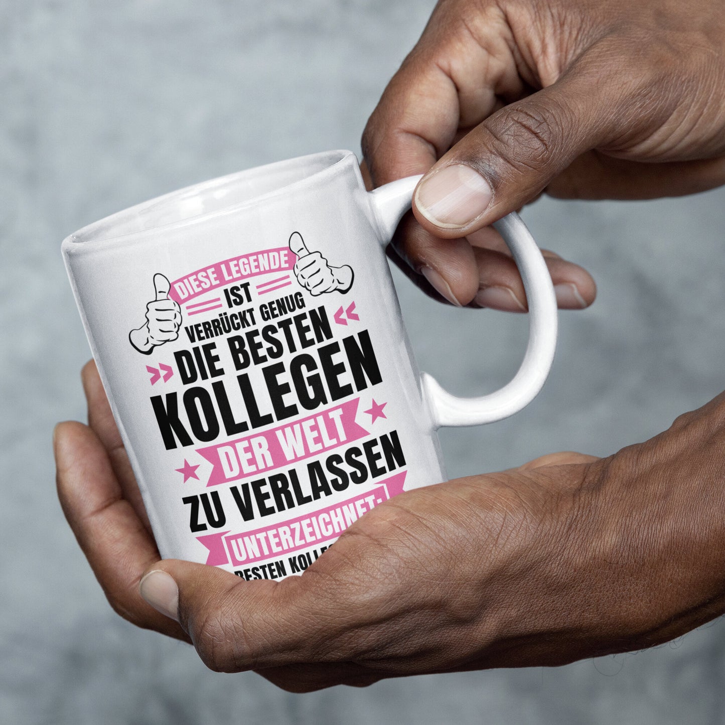 Kollegin Tasse | diese Frau ist verrückt genug die besten Kollegen der Welt