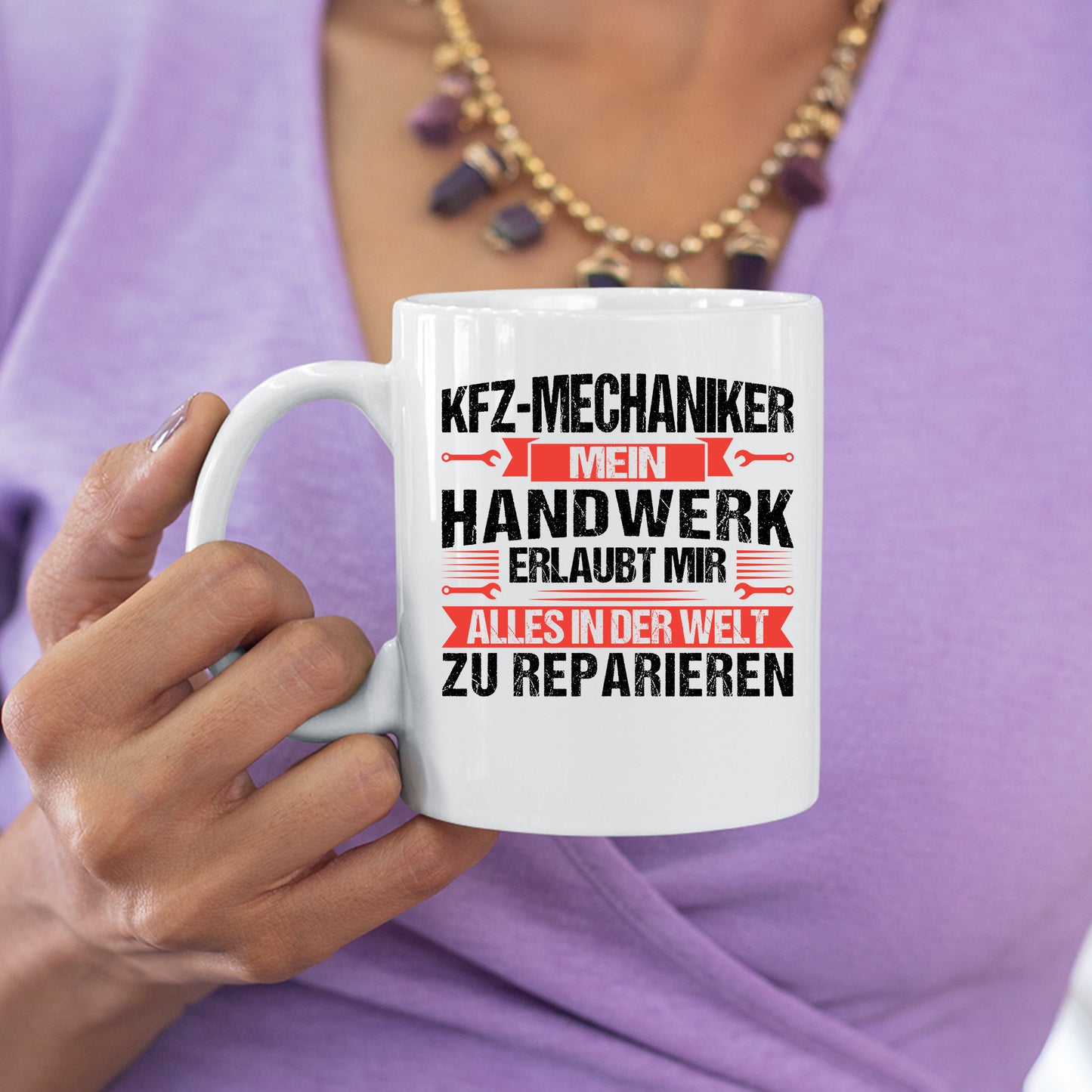 KFZ-Mechaniker Tasse | KFZ-Mechaniker mein Handwerk erlaubt mir |