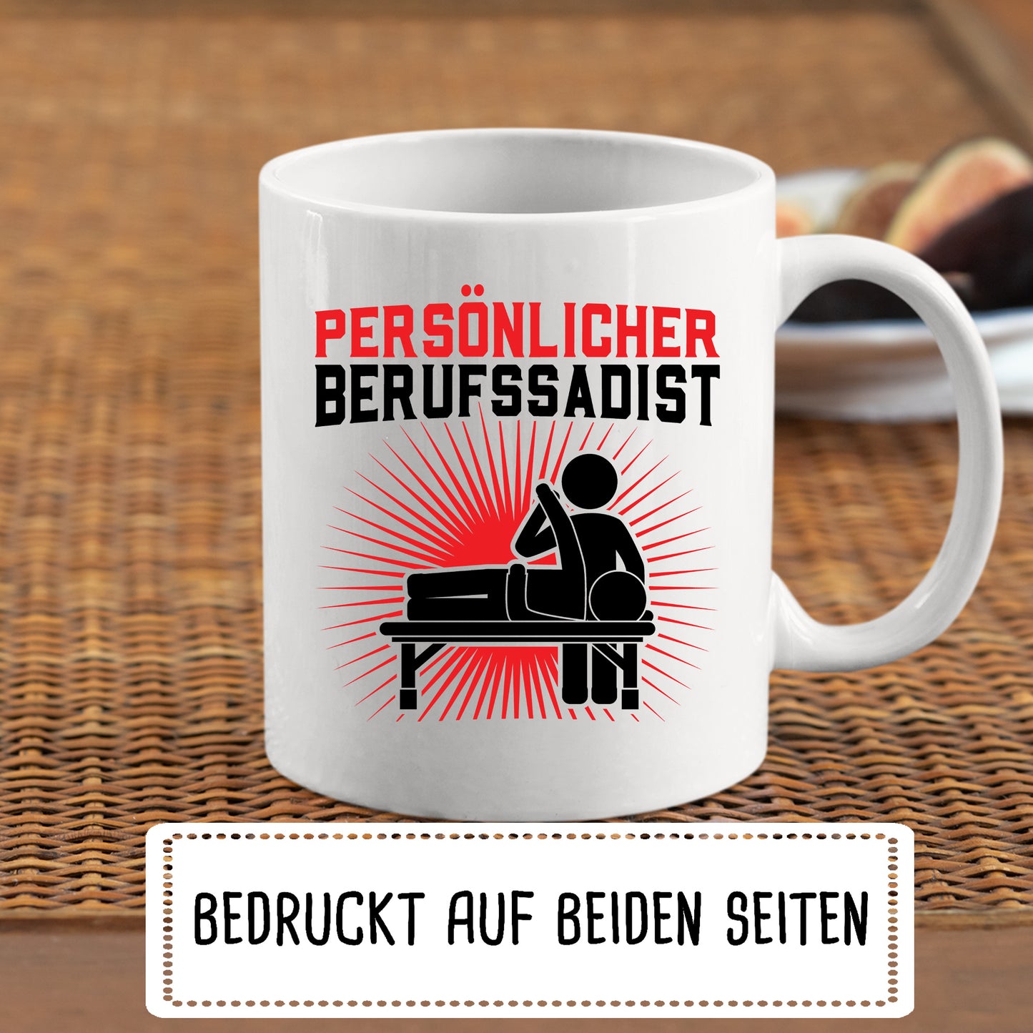 Physiotherapeuten Tasse | persönlicher Berufssadist |