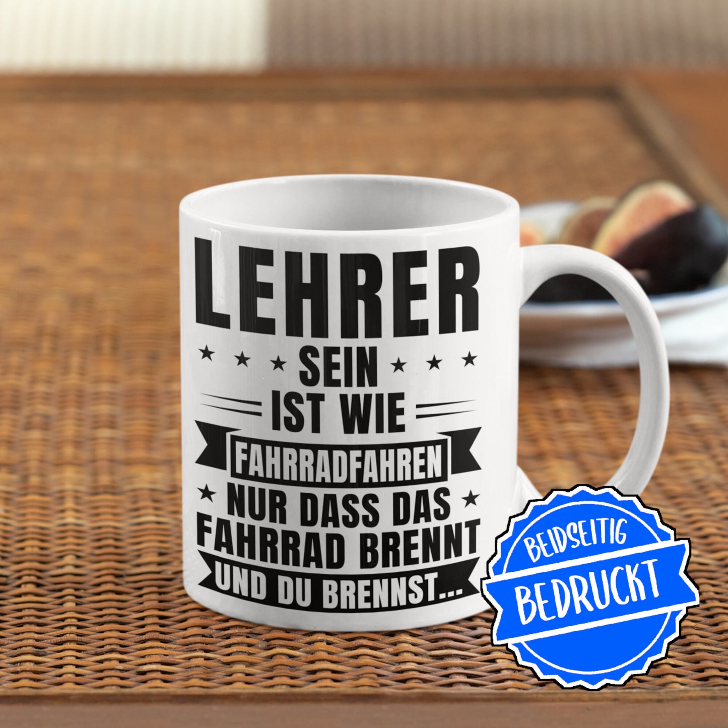 Lehrer Tasse | Lehrer sein ist wie Fahrradfahren