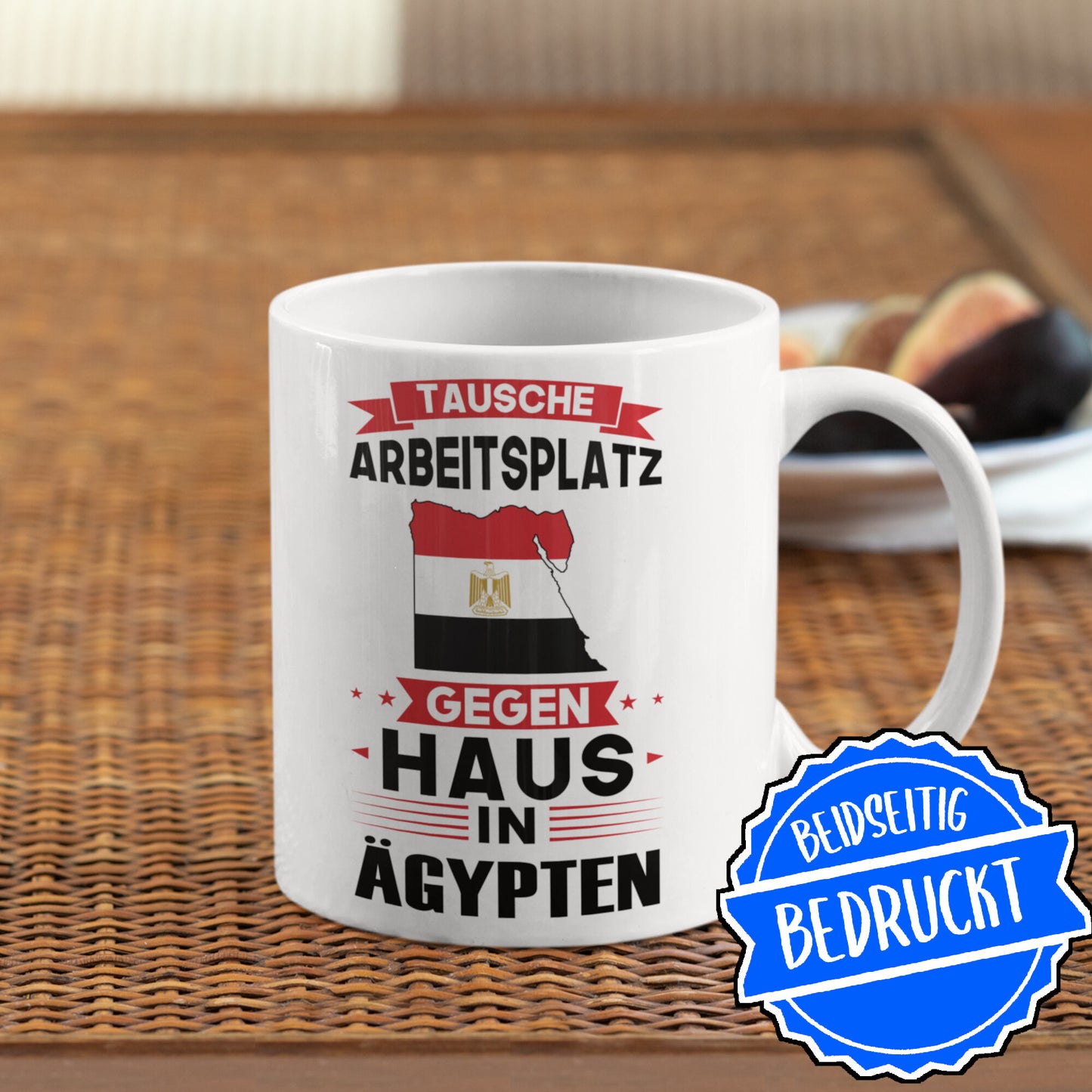 Ägypten Tasse | tausche Arbeitsplatz gegen Haus in Ägypten | ägyptisch