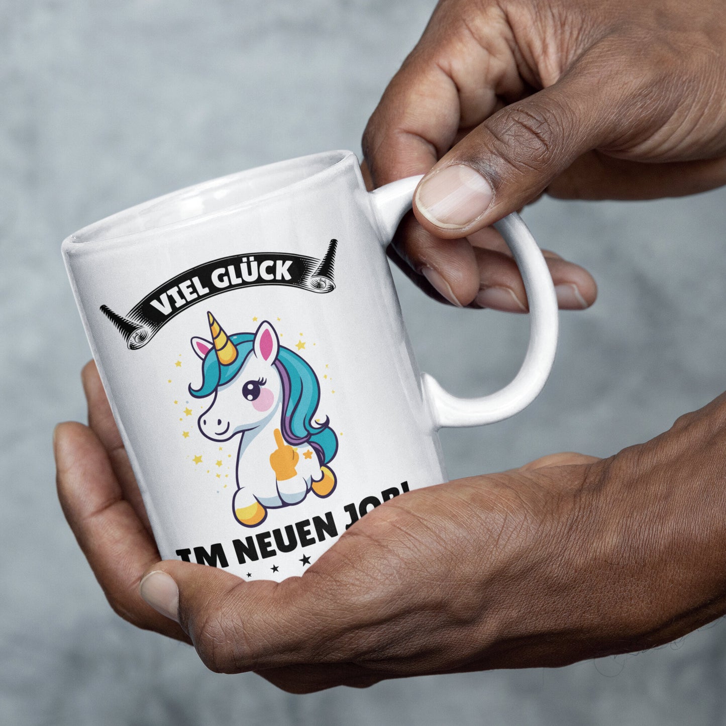 Kollegin Tasse | viel Glück im neuen Job! Jobwechsel Abschiedsgeschenk