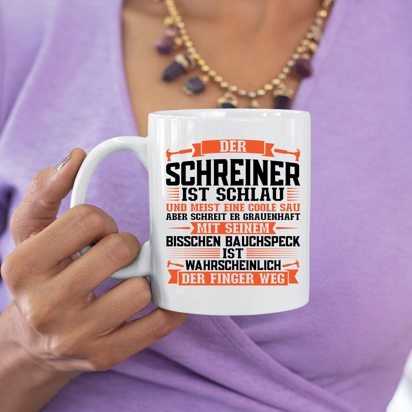 Schreiner Tasse | der Schreiner ist schlau |