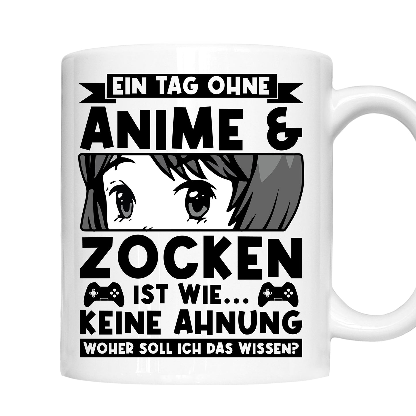 Anime Tasse | ein Tag ohne Anime & Zocken |