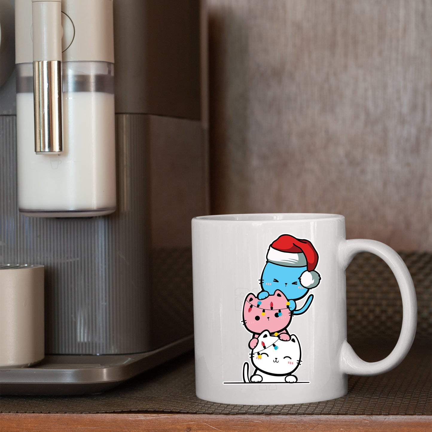Weihnachten Tasse | Weihnachten Katzen |