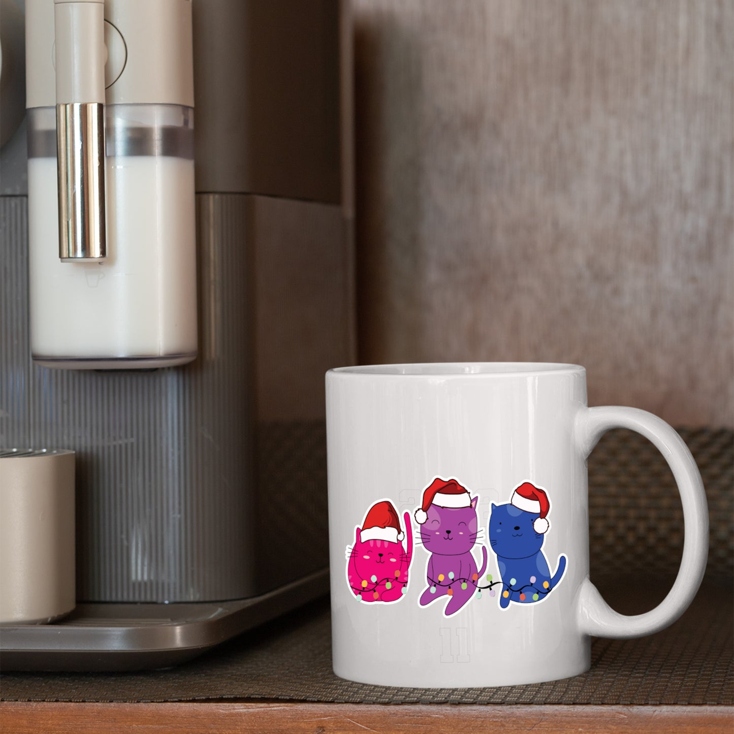Weihnachten Tasse | Weihnachten Katzen |