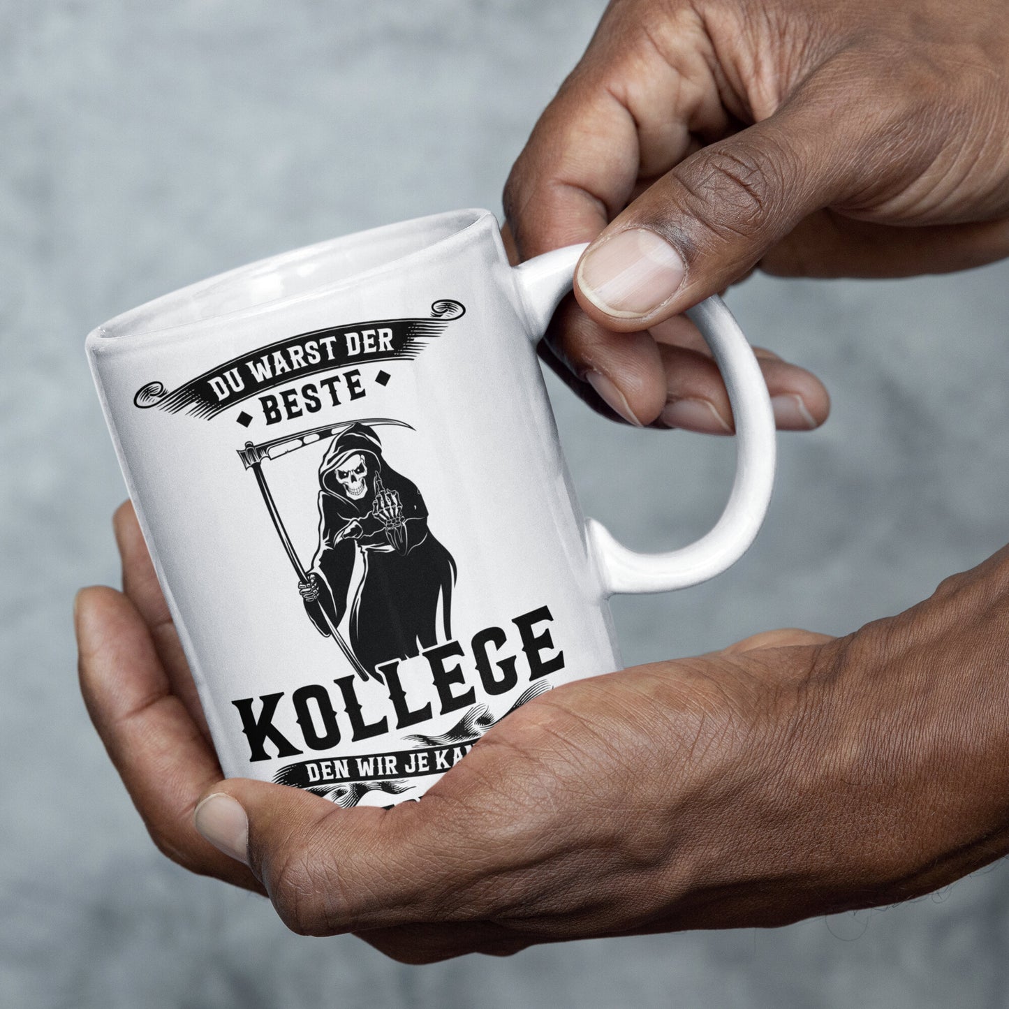 Kollegen Abschied Tasse| du warst der beste Kollege Jobwechsel Abschiedsgeschenk