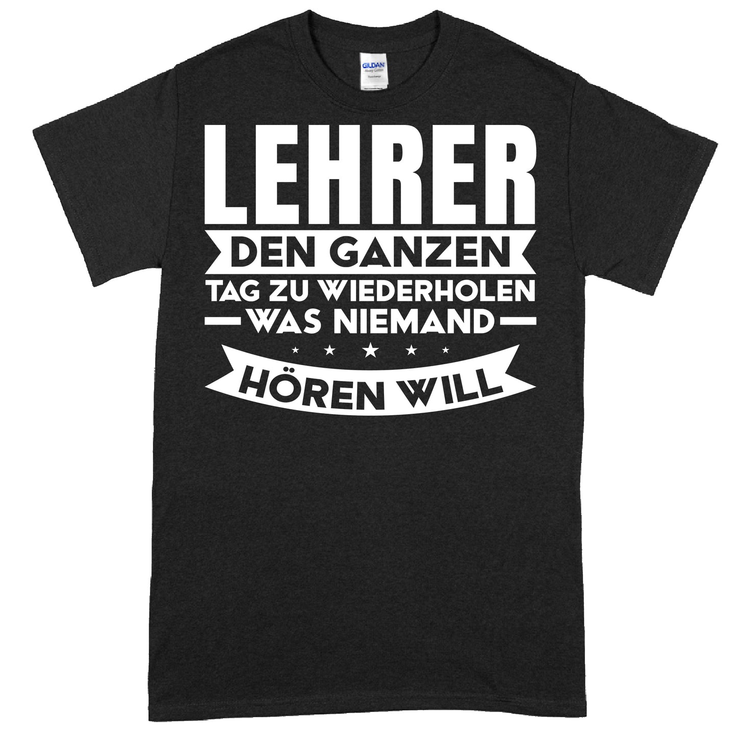 Lehrer Shirt mit humorvollem Spruch über das ständige Wiederholen von Informationen, ideal als Geschenk für Lehrer und Lehrerinnen.