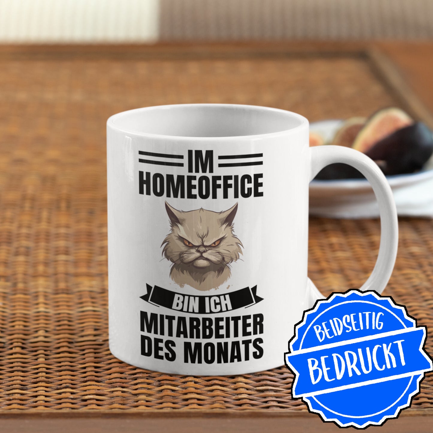 Kollegen Abschied Tasse | im Homeoffice bin ich Mitarbeiter des Monats Kollegenabschied Jobwechsel