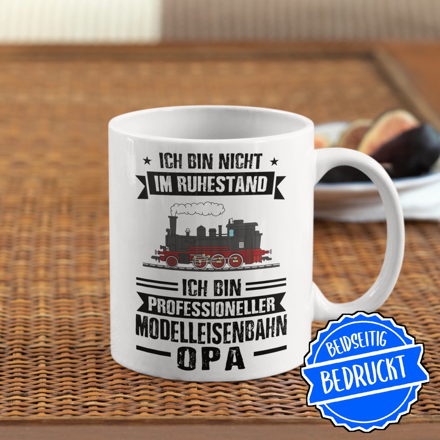 Eisenbahn ZUg Tasse | ich bin professionaller Modelleisenbahn Opa
