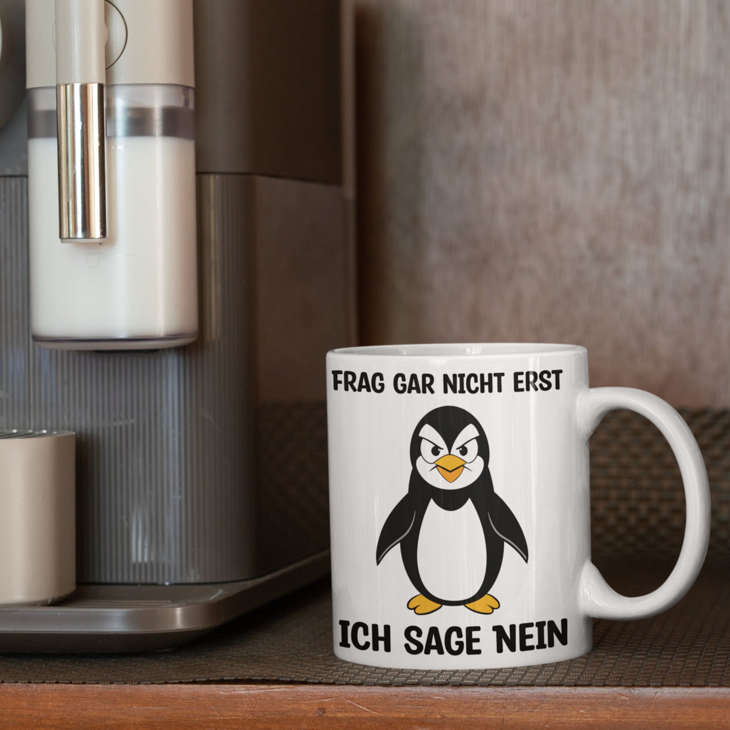 Pinguin Tasse Sarkasmus Geschenk Ironie Tasse