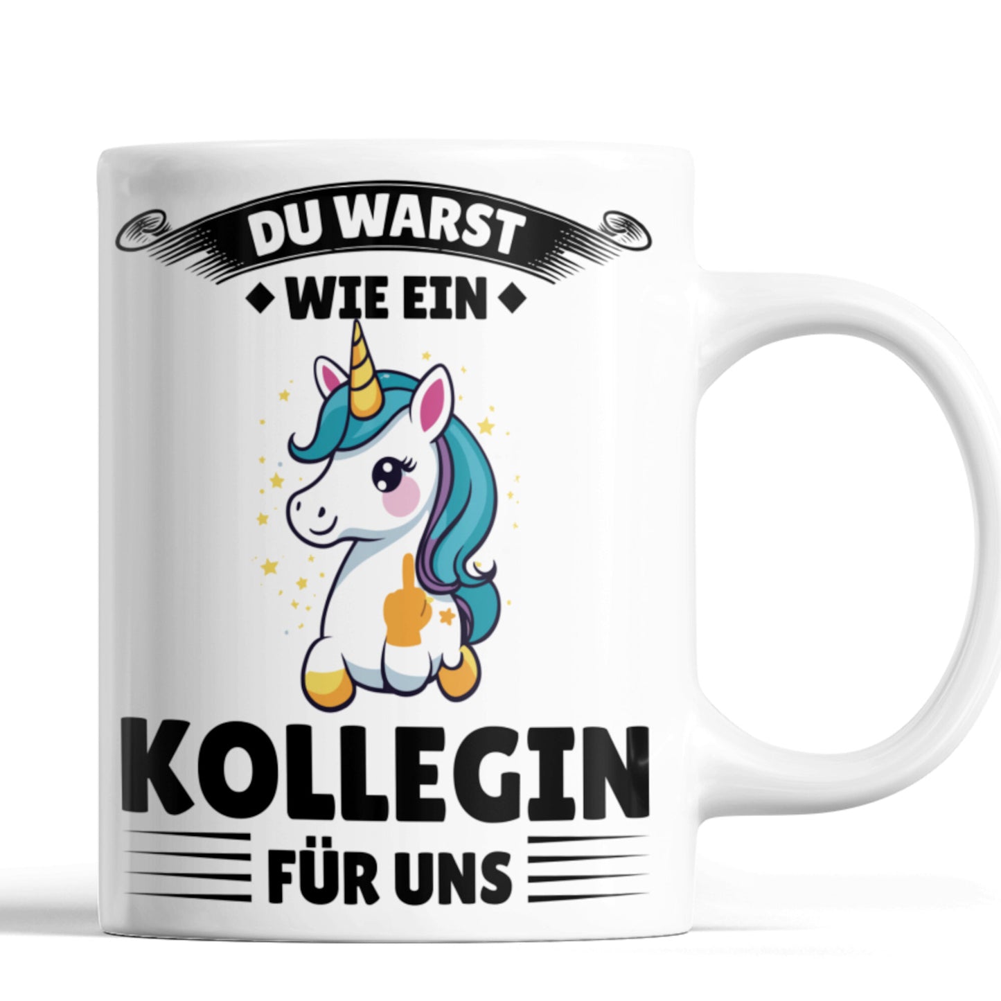 Kollegin Tasse | du warst wie ein Kollegin für mich | Kollegen Geschenk Abschiedsparty Tasse Kollegin Kaffeebecher lustig