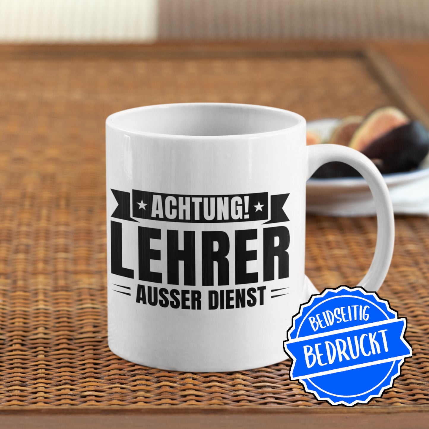 Lehrer Tasse | achtung Lehrer ausser Dienst