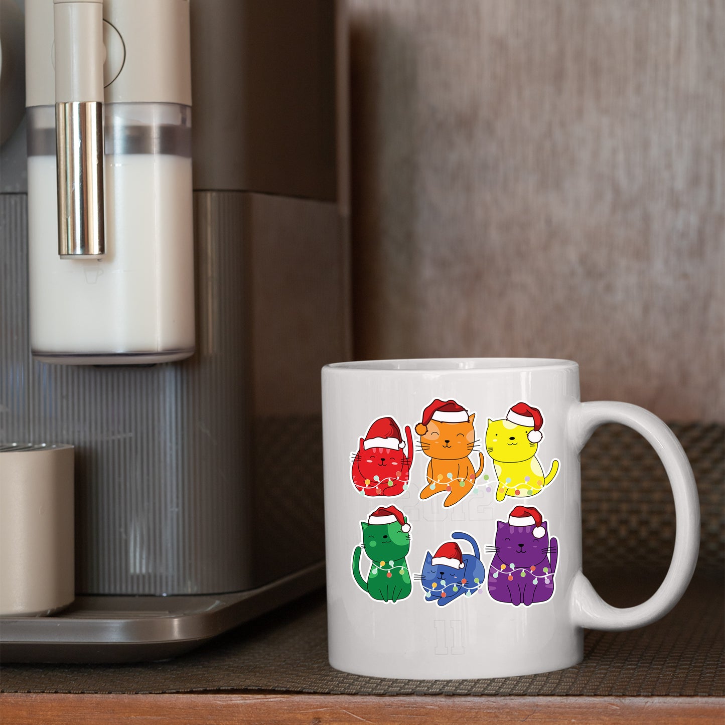 Weihnachten Tasse | Weihnachten Katzen |