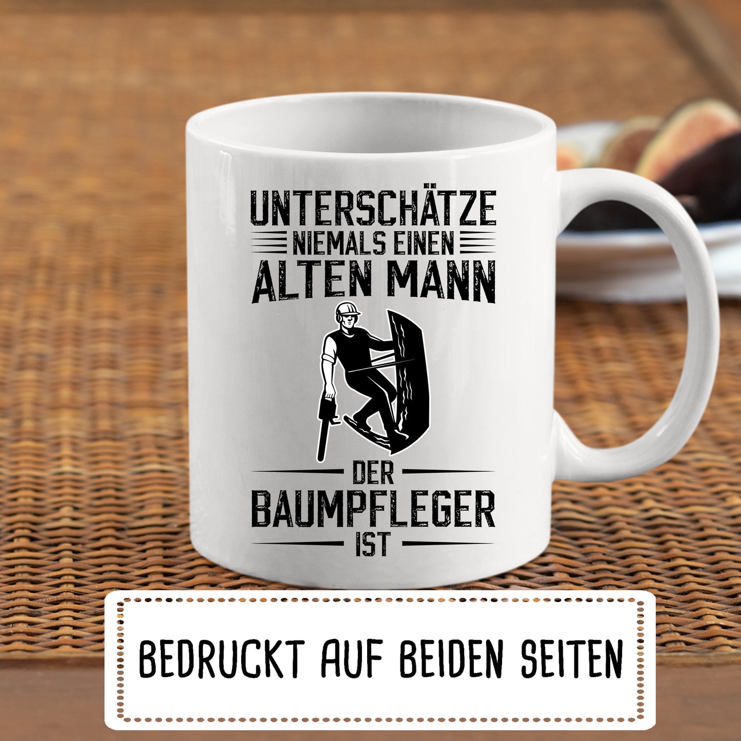 Baumpfleger Tasse | unterschätze niemals alten Mann der Baumpfleger ist |