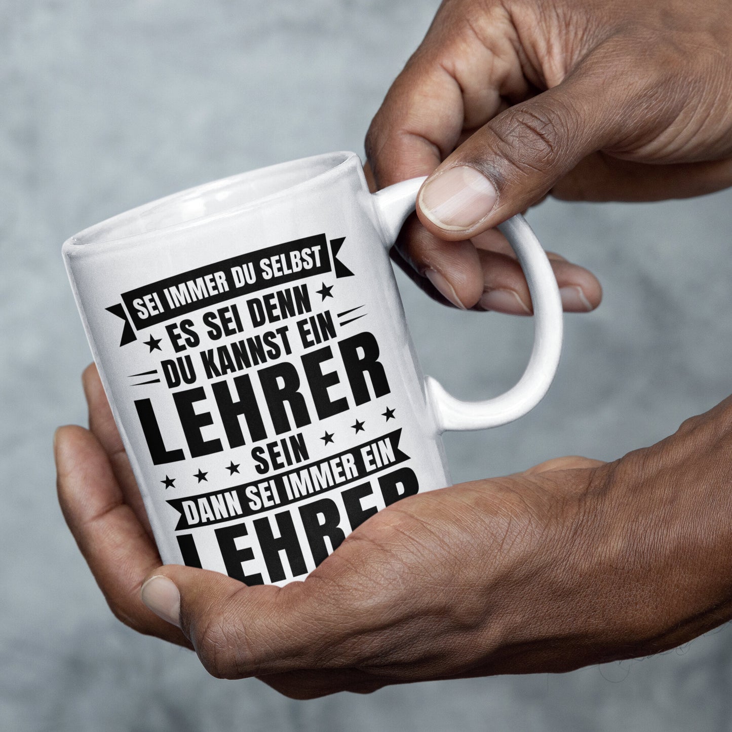 Lehrer Tasse | du kannst ein Lehrer sein