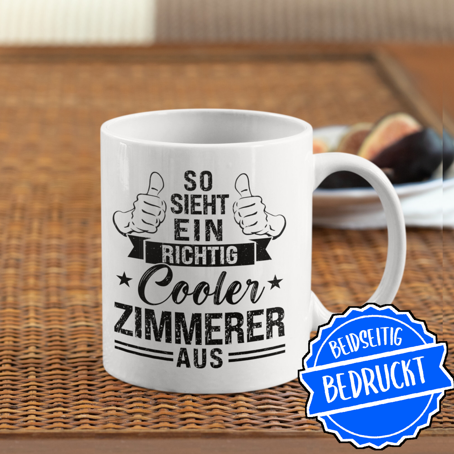 Zimmerer Tasse | so sieht ein richtig cooler Zimmerer aus