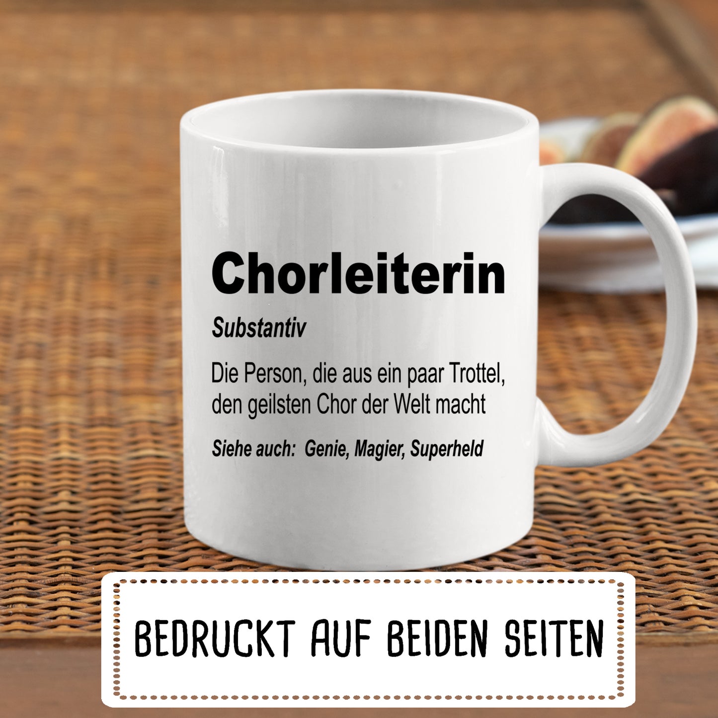 Dirigent Tasse | Chorleiterin Person, die aus paar Trottel |