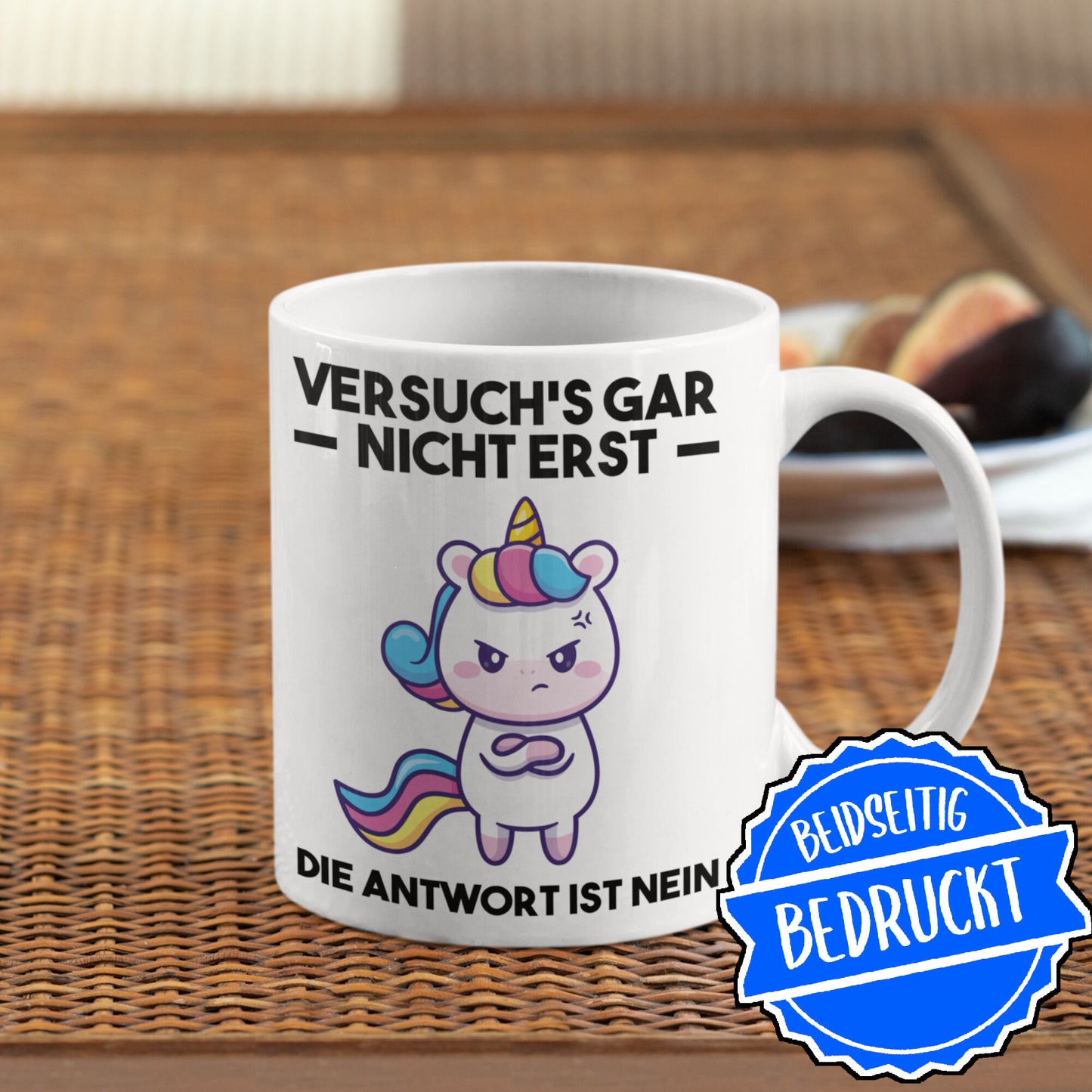Einhorn Tasse Sarkasmus Geschenk Ironie Tasse