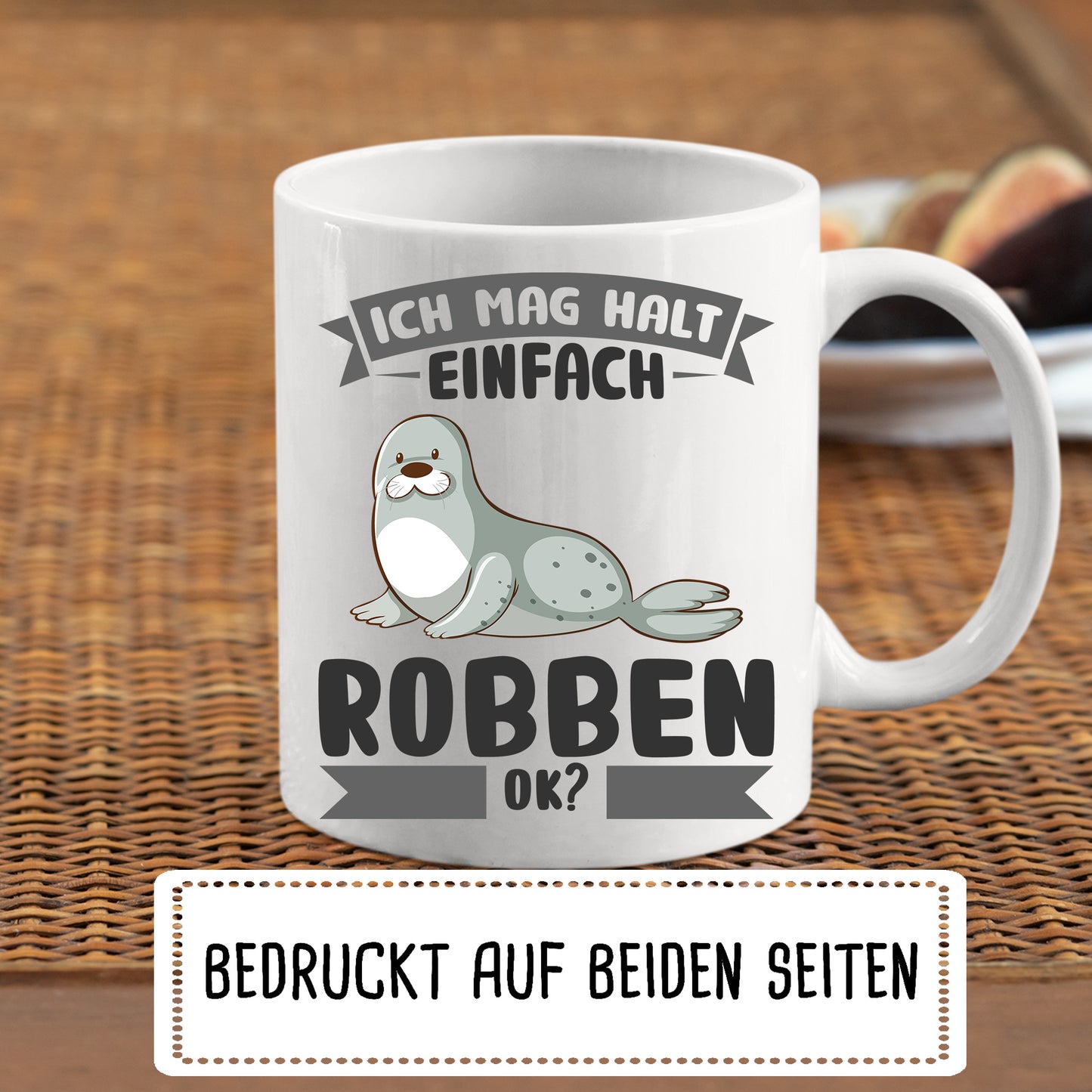 Robben Tasse | ich mag halt einfach Robben ok? |