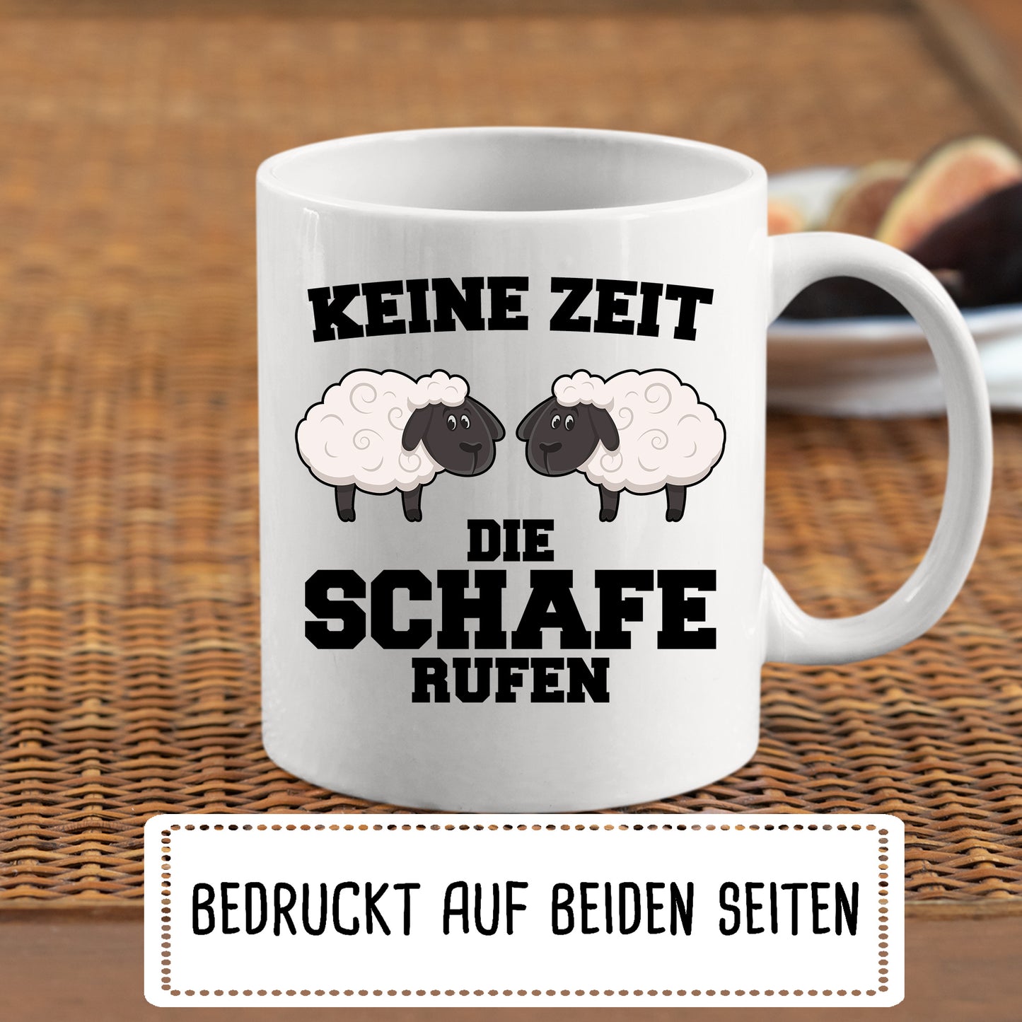 Schafe Tasse | keine Zeit die Schafe rufen |