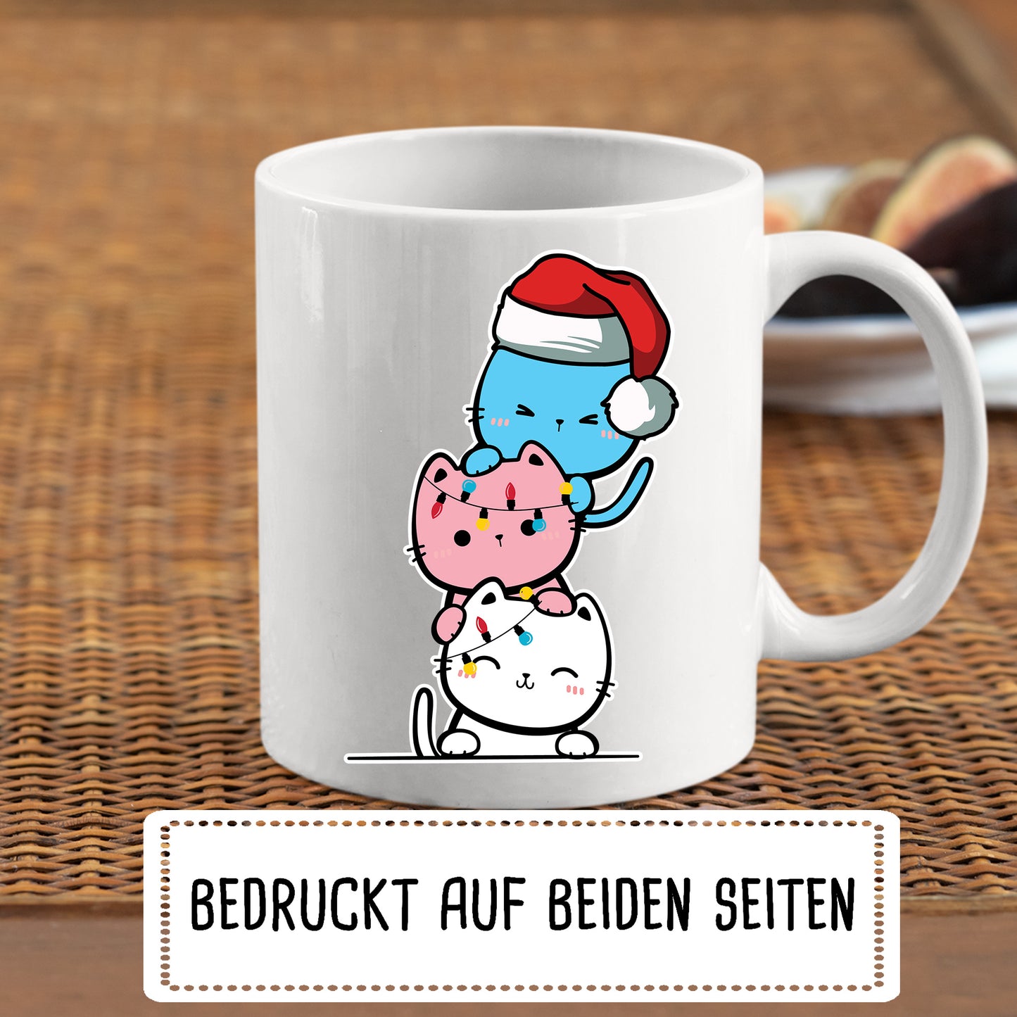 Weihnachten Tasse | Weihnachten Katzen |