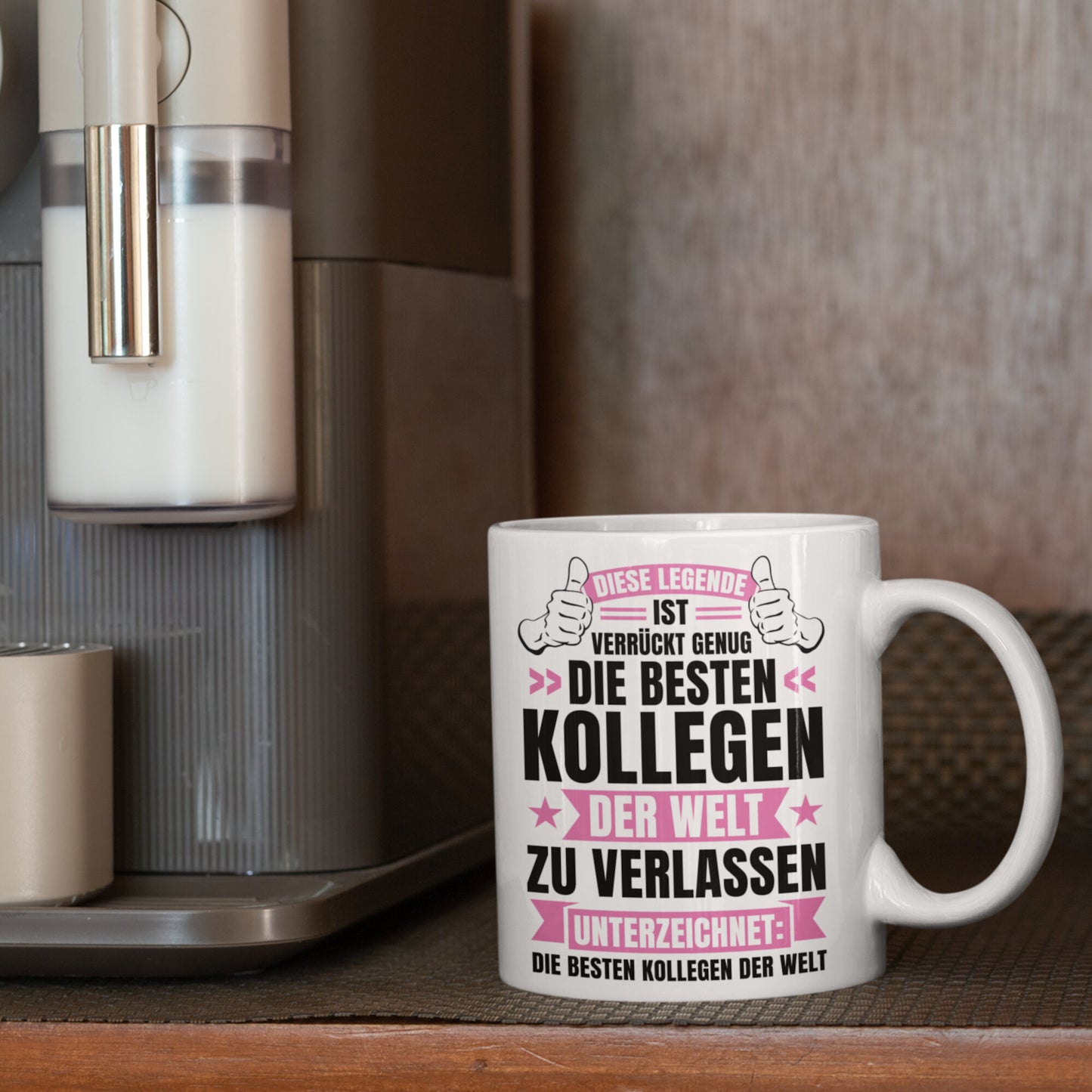 Kollegin Tasse | diese Frau ist verrückt genug die besten Kollegen der Welt