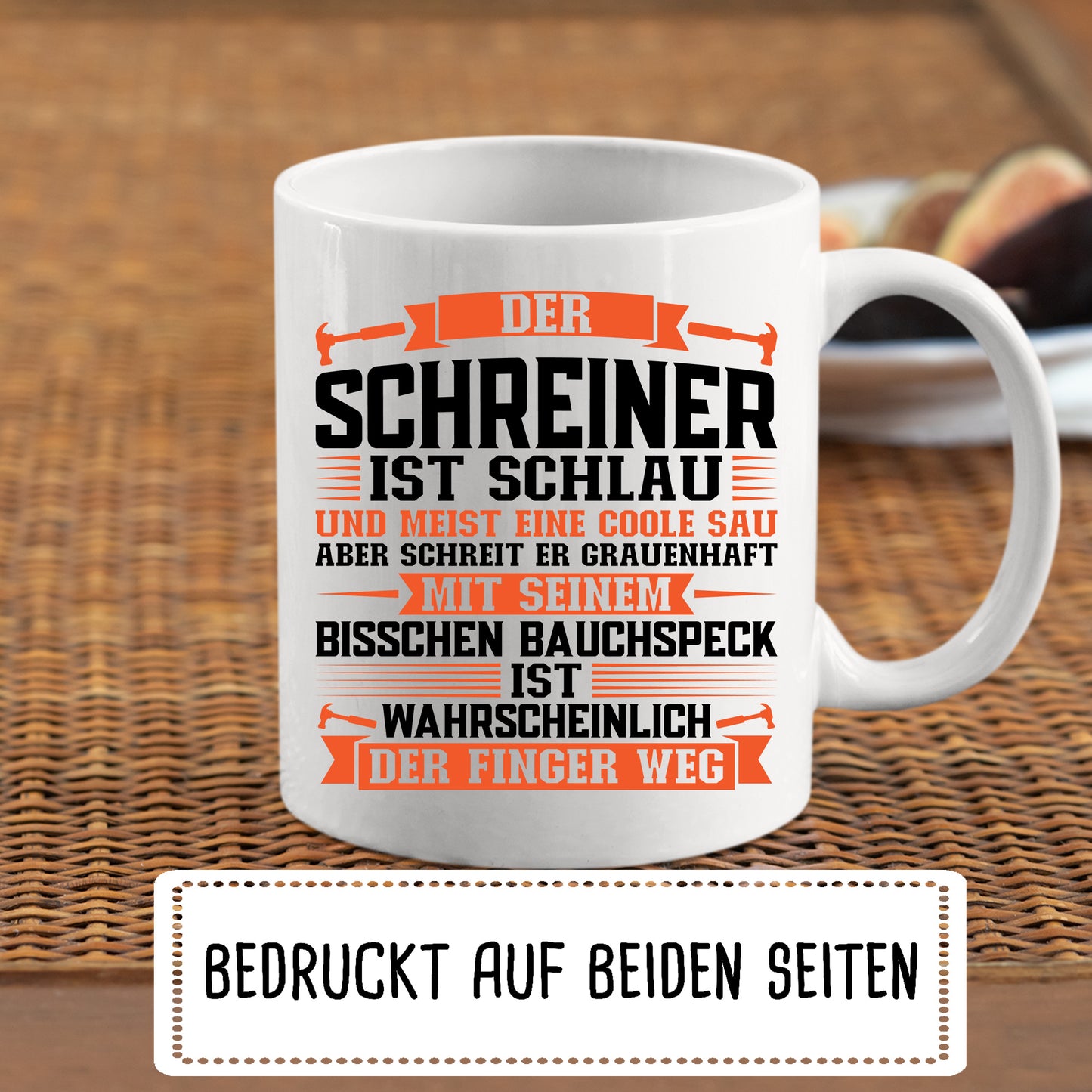 Schreiner Tasse | der Schreiner ist schlau |