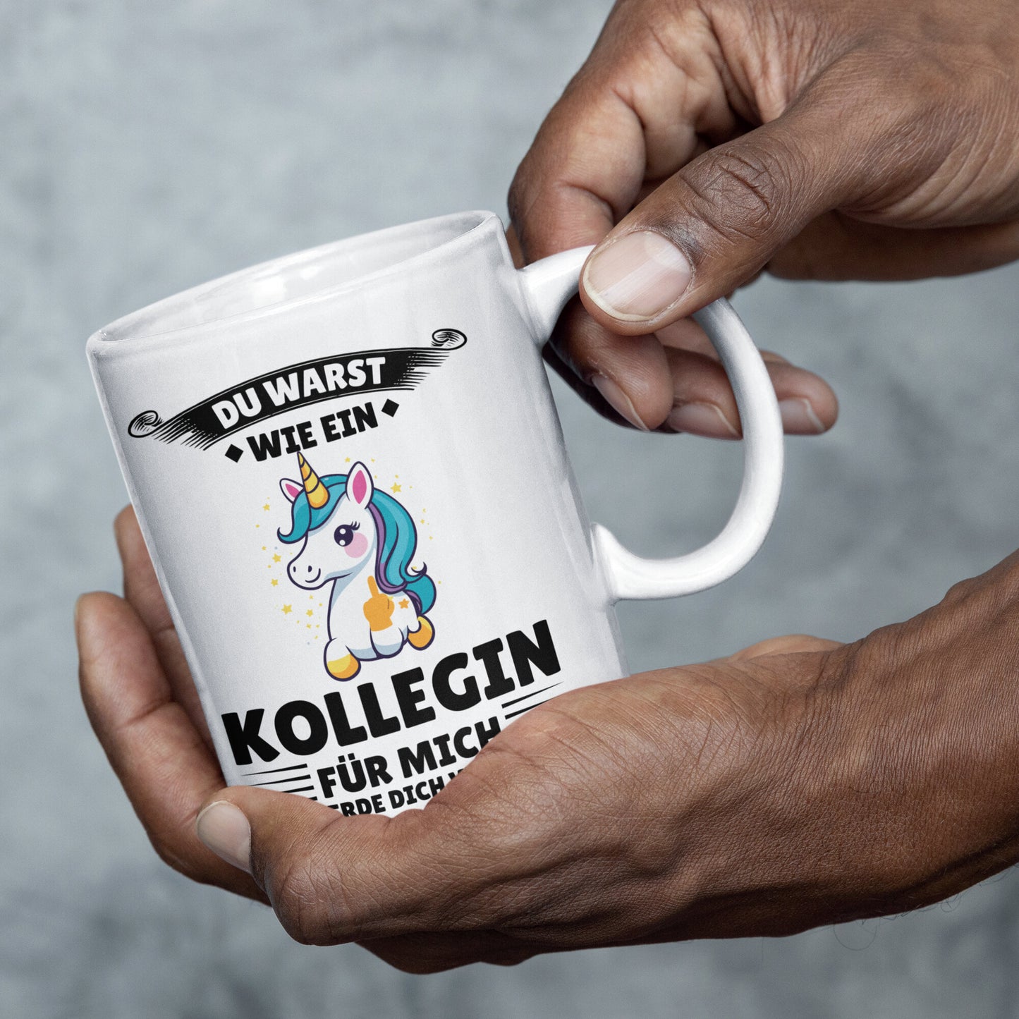 Kollegin Tasse | du warst wie ein Kollegin für mich Jobwechsel Abschiedsgeschenk