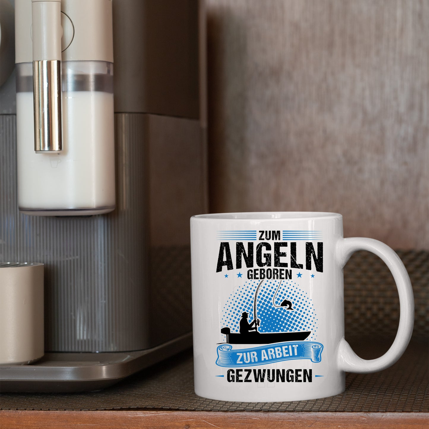 Angeln Tasse | zum Angeln geboren |