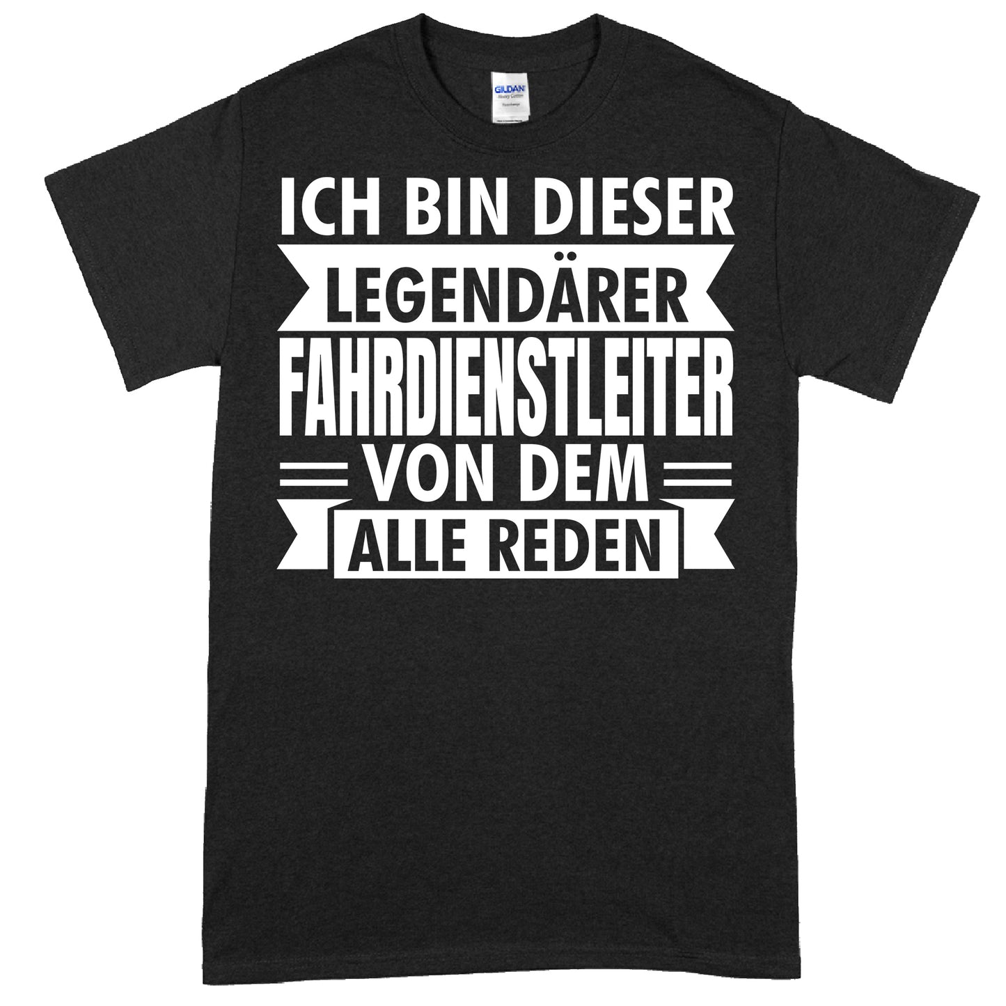 Fahrdienstleiter Shirt mit der Aufschrift "Legendärer Dienstleiter Geschenk" in stilvollem Design.