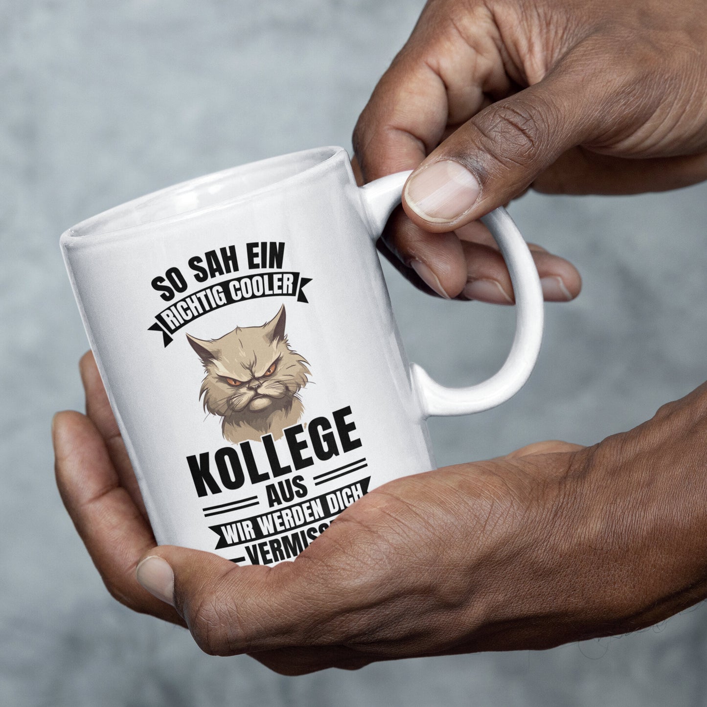 Kollege Tasse | so sah ein richtig cooler Kollege Kollegenabschied Jobwechsel