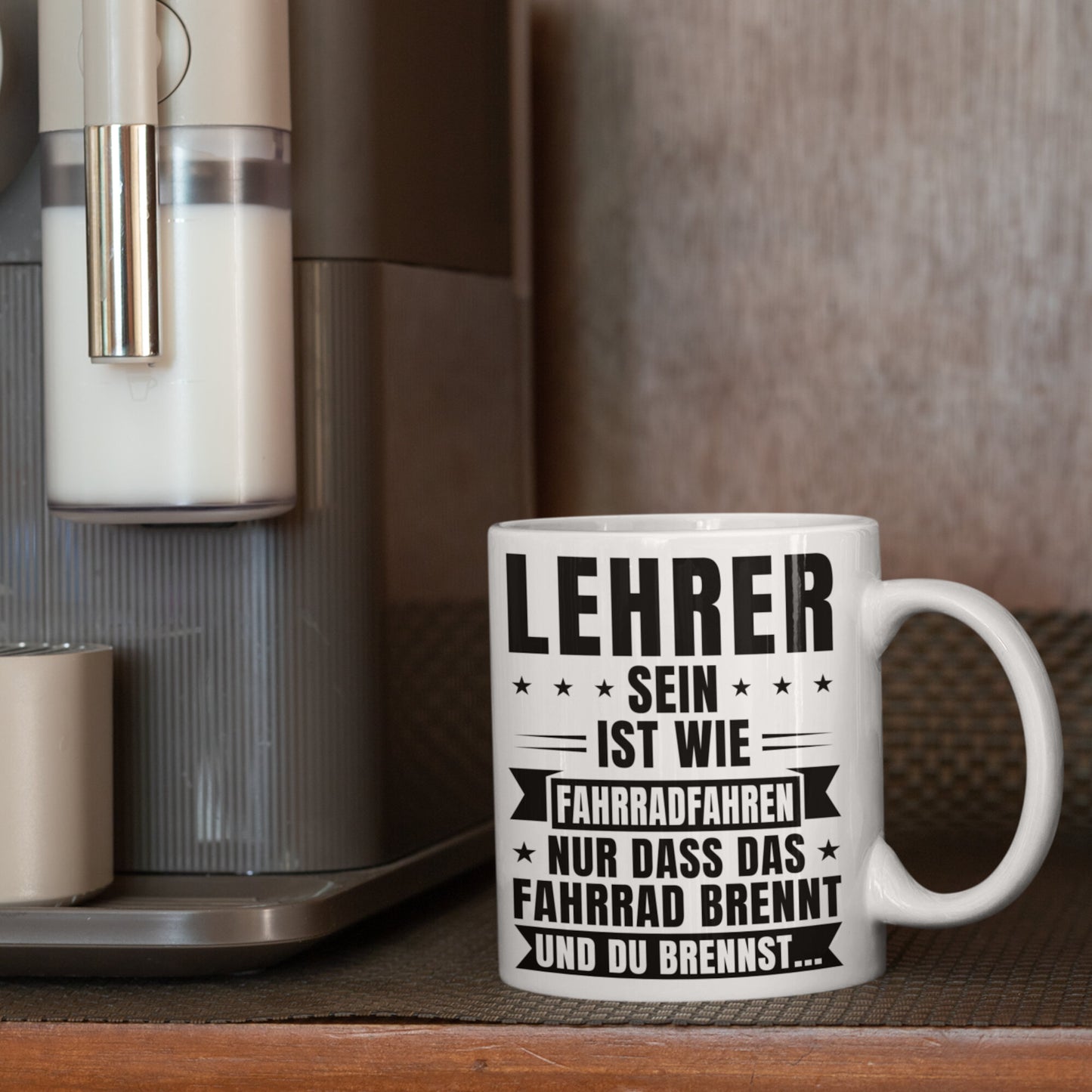 Lehrer Tasse | Lehrer sein ist wie Fahrradfahren
