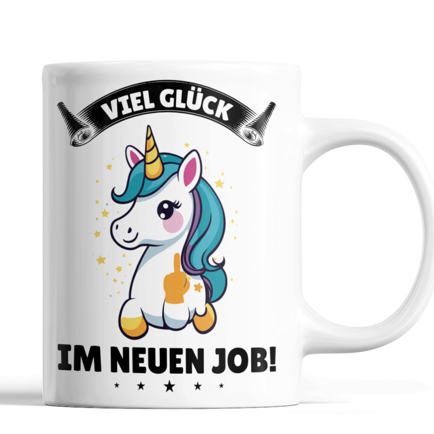 Kollegin Tasse | viel Glück im neuen Job! Jobwechsel Abschiedsgeschenk