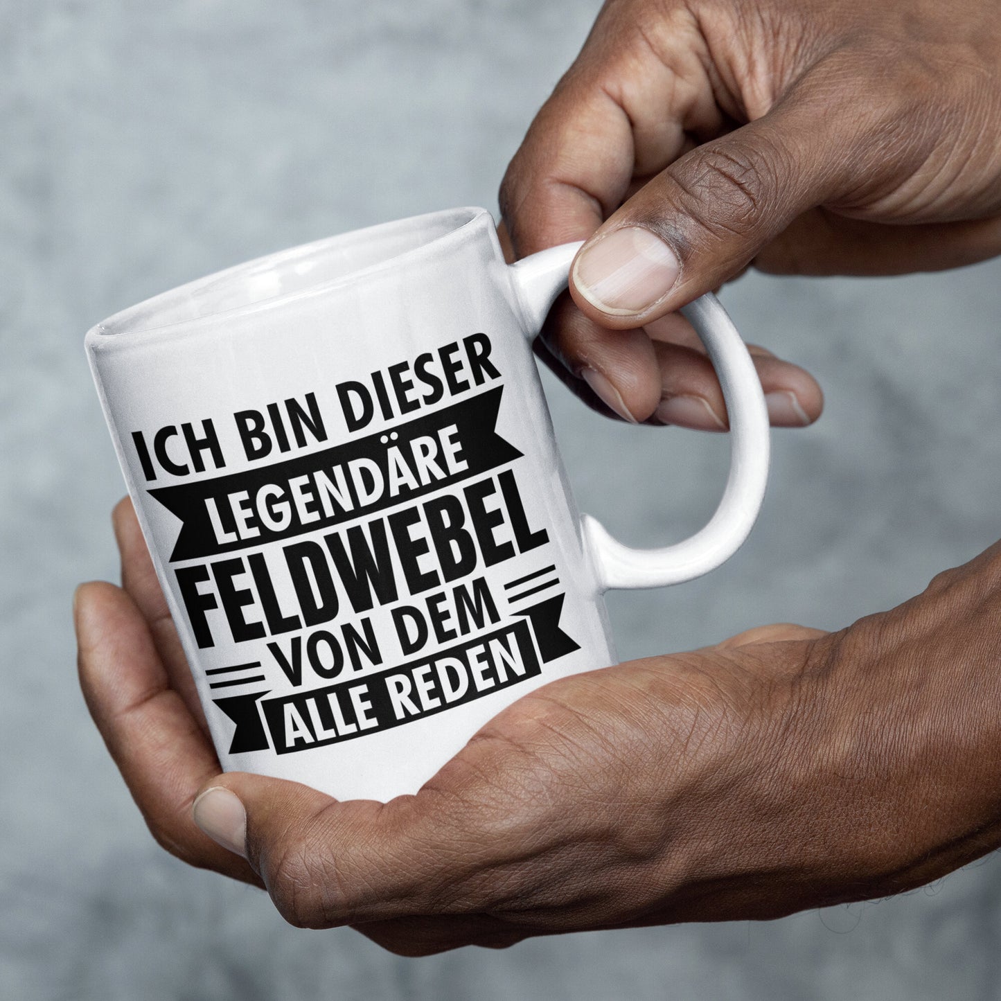 Feldwebel Tasse | ich bin dieser legendärer Feldwebel | Militär
