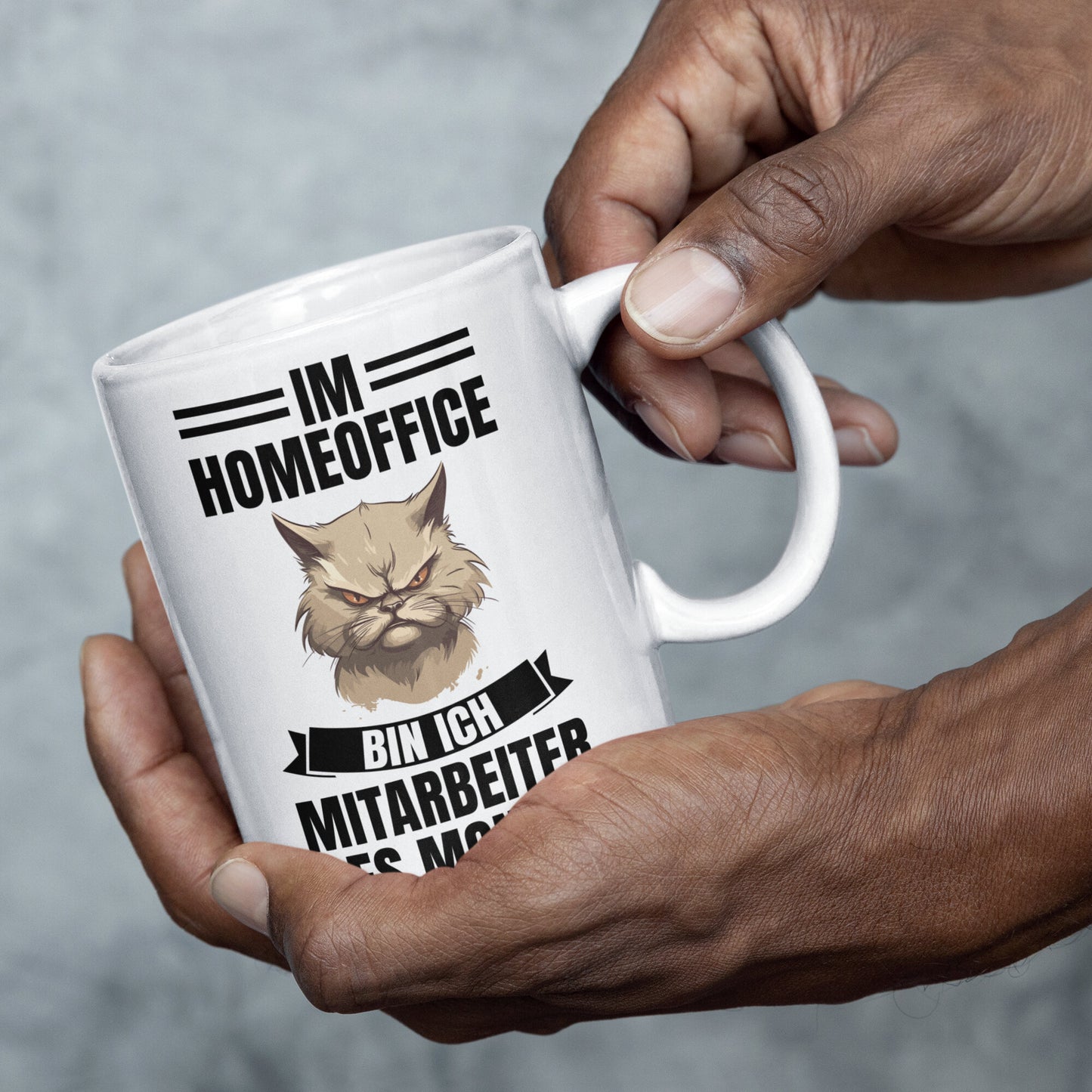 Kollegen Abschied Tasse | im Homeoffice bin ich Mitarbeiter des Monats Kollegenabschied Jobwechsel
