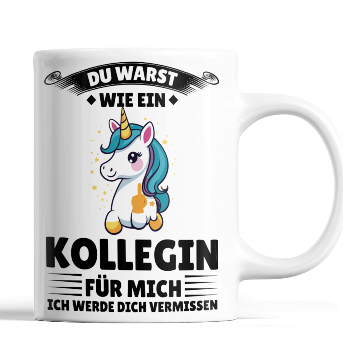 Kollegin Tasse | du warst wie ein Kollegin für mich Jobwechsel Abschiedsgeschenk