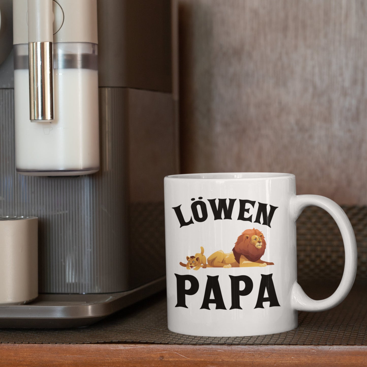 Löwen Papa Tasse Papa Geschenk Vater Tasse Löwen Vater