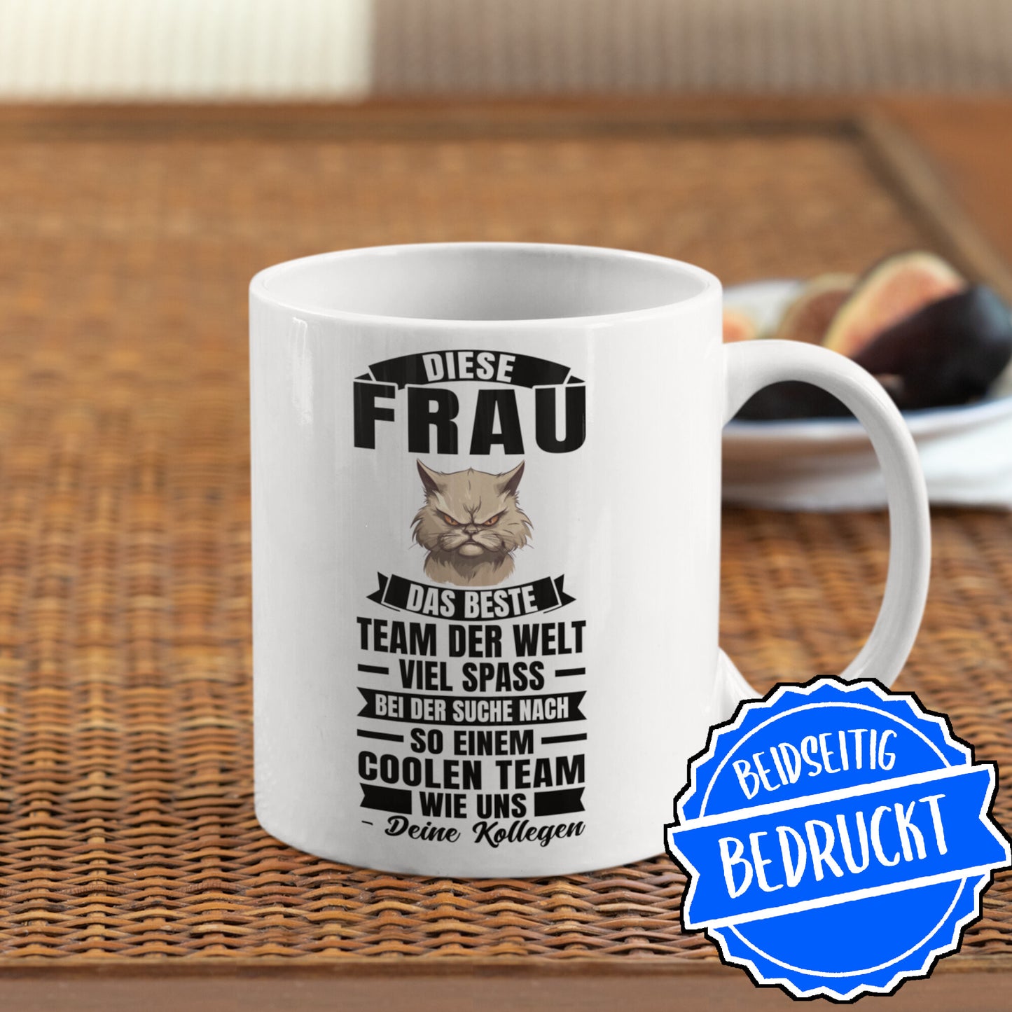 Kollegin Katze Tasse | diese Frau das beste Team der Welt Kollegenabschied Jobwechsel