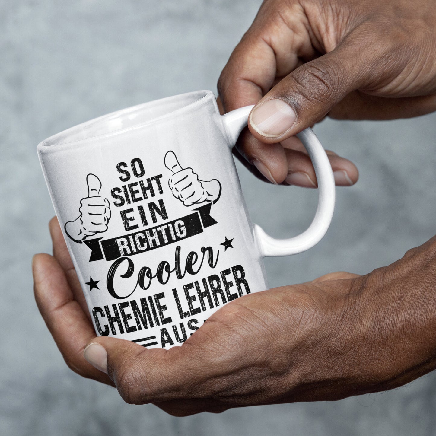 Chemie Lehrer Tasse | so sieht ein richtig cooler Chemie Lehrer aus