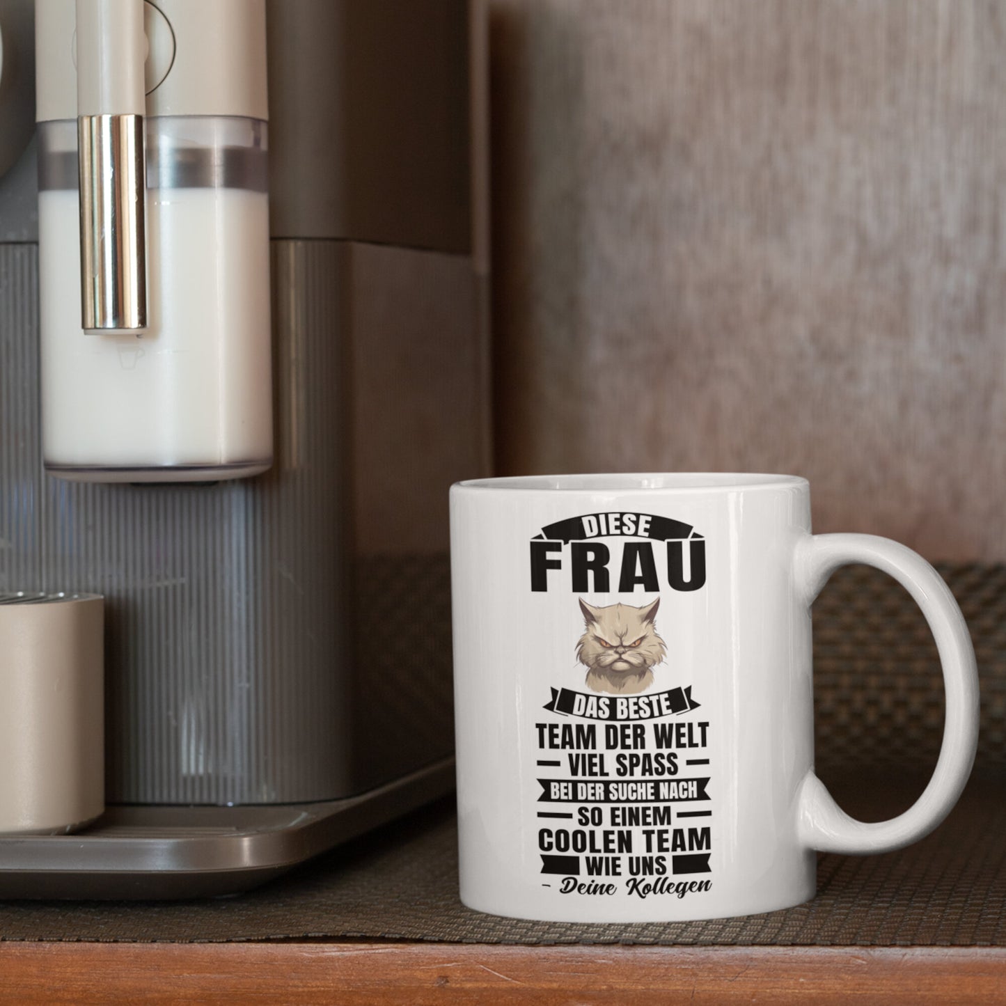 Kollegin Katze Tasse | diese Frau das beste Team der Welt Kollegenabschied Jobwechsel