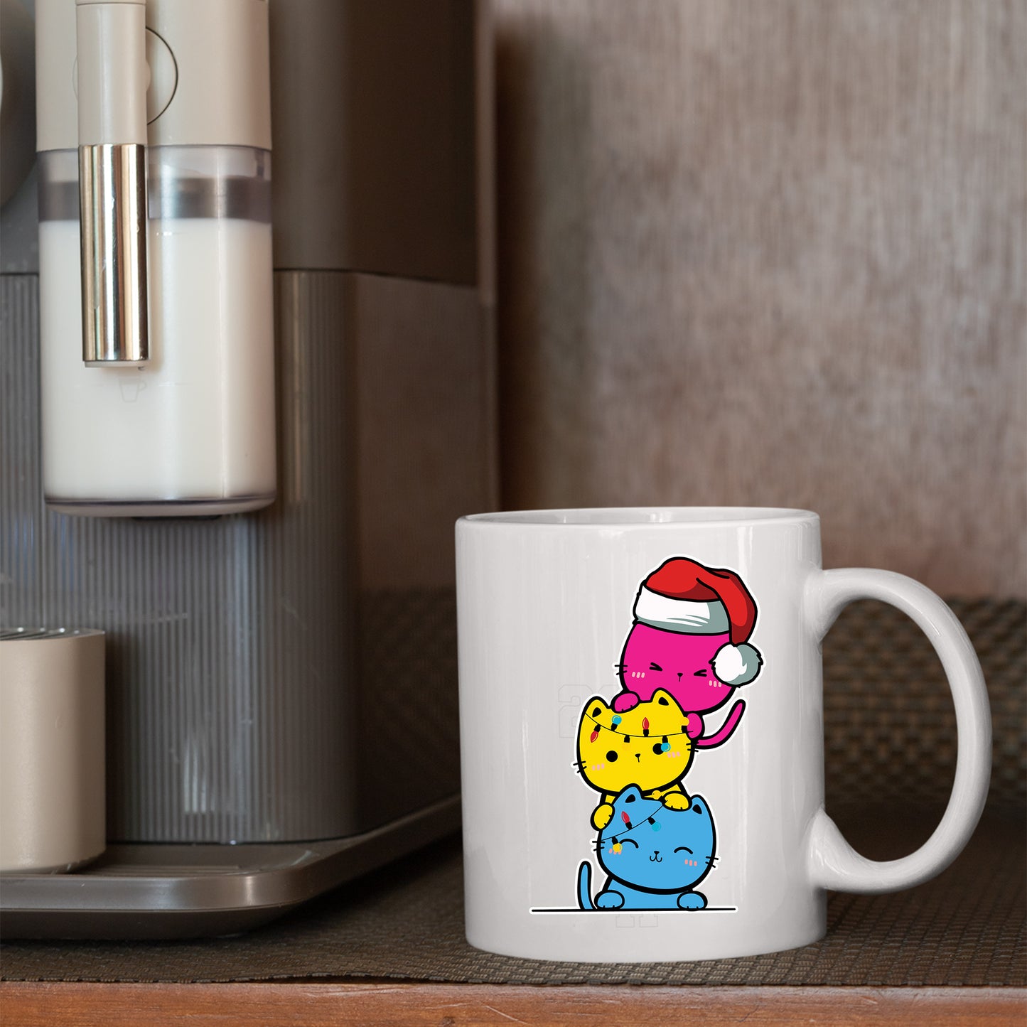 Weihnachten Tasse | Weihnachten Katzen |