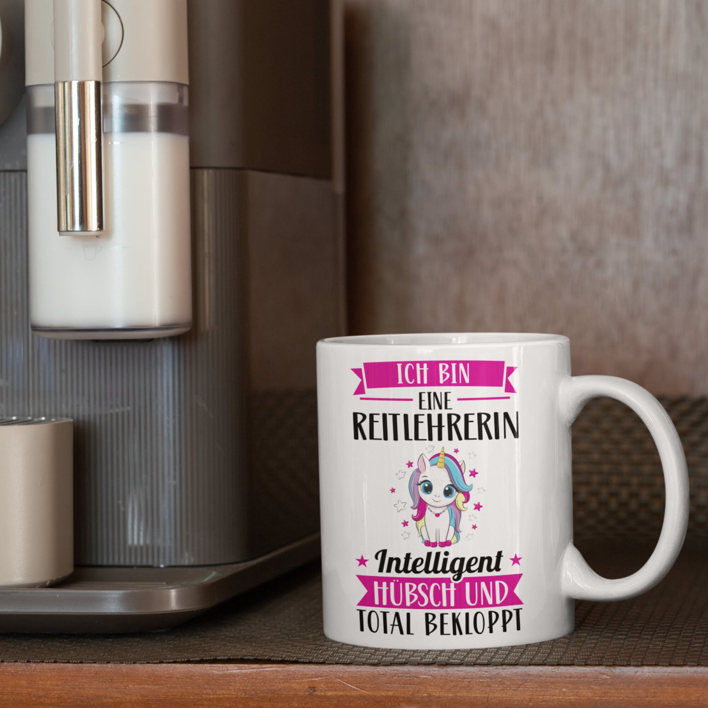 Reitlehrerin Tasse | ich bin eine Reitlehrerin intelligent hübsch