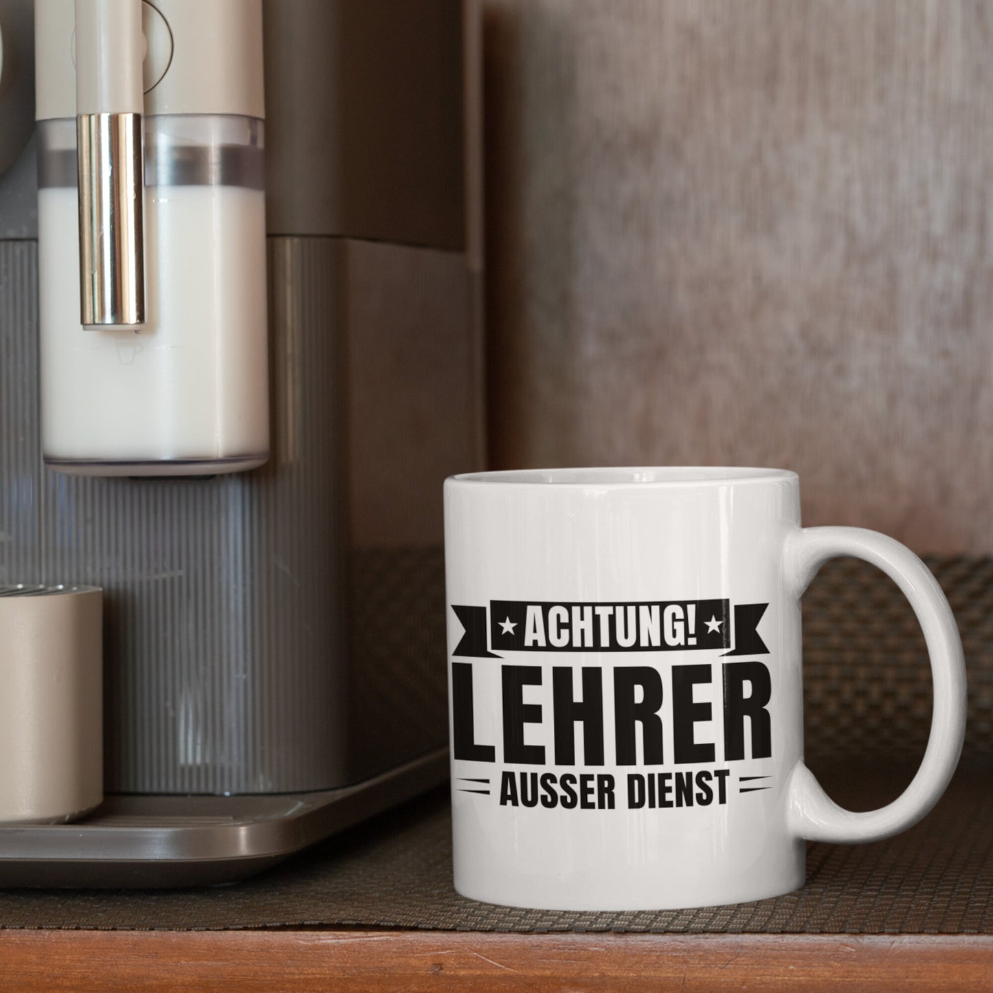 Lehrer Tasse | achtung Lehrer ausser Dienst